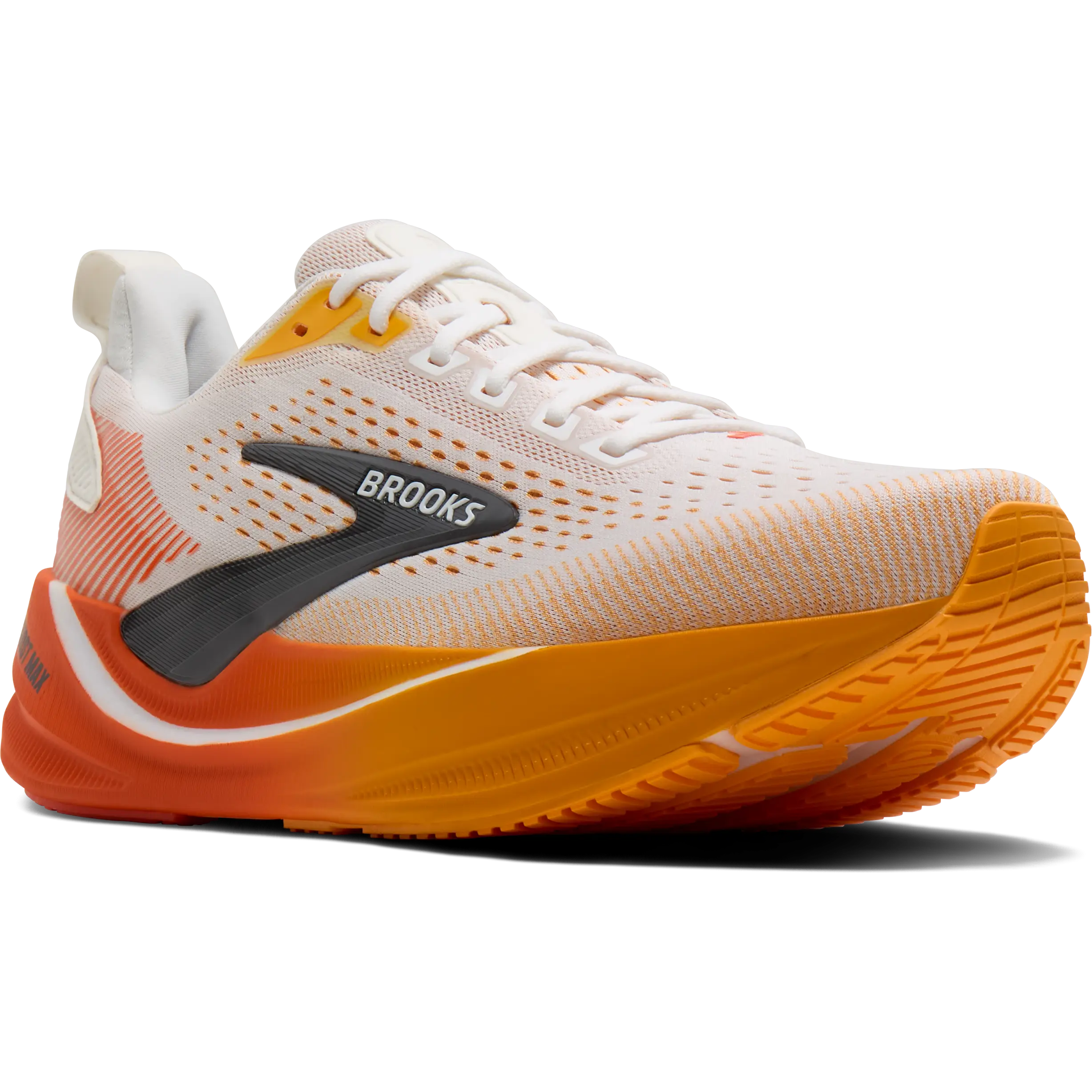 Brooks Ghost Max 4 Men - White - US8/UK7/41 - Løbesko