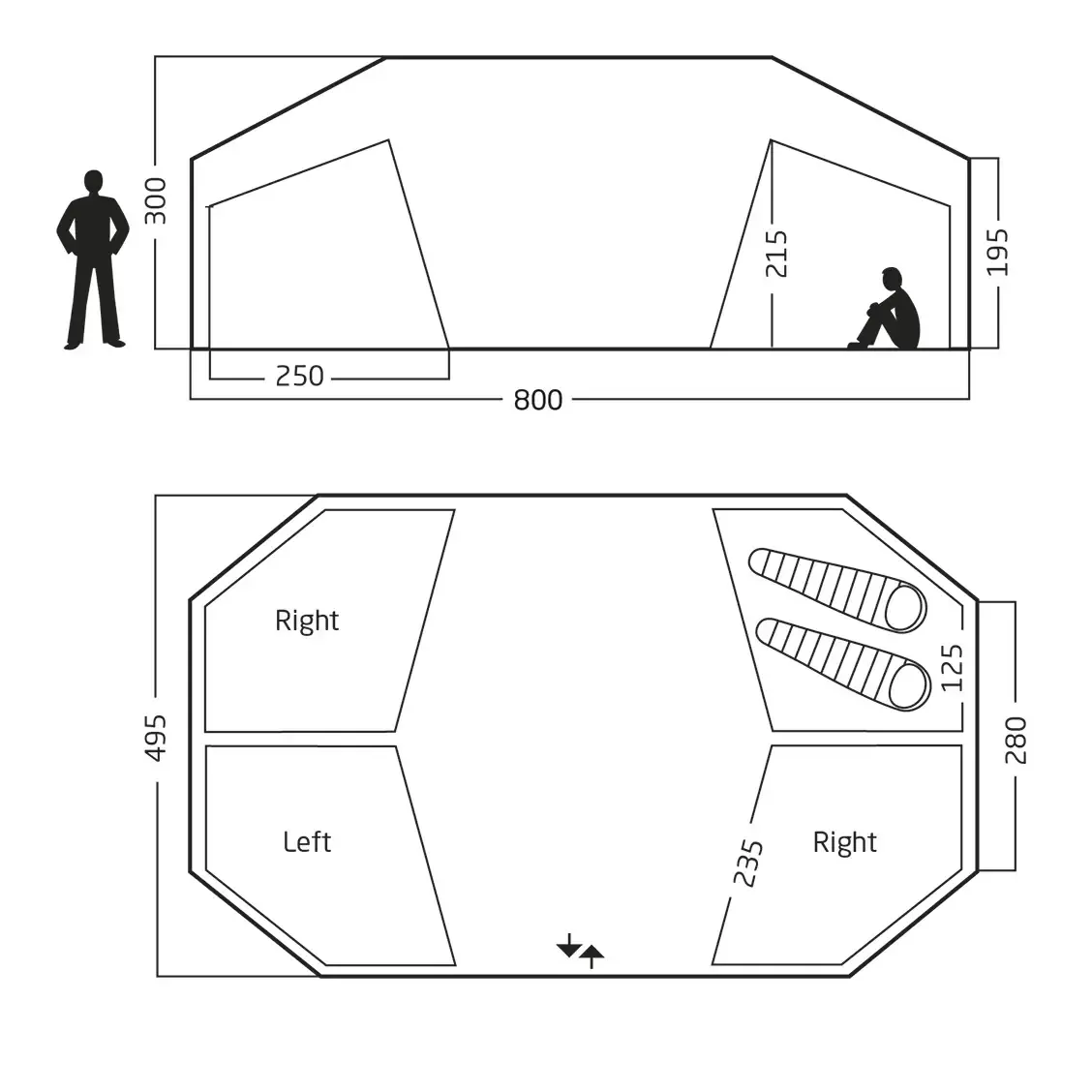 Vanaheim 40 Technical Cotton Cabin Right sovekabine