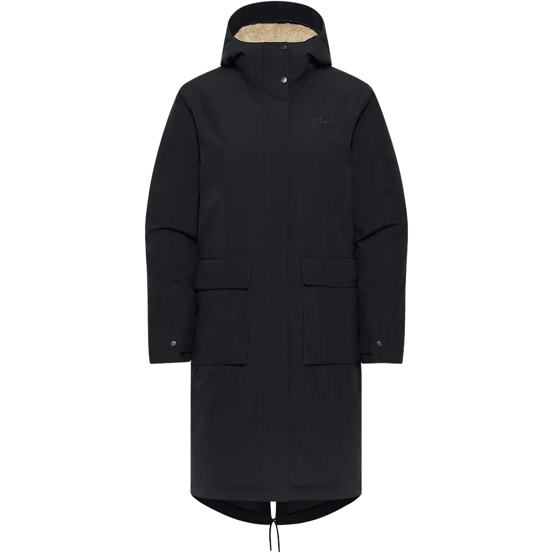 Jack Wolfskin Wintertor Coat Women vinterjakke - Black - XL - Vinterjakker