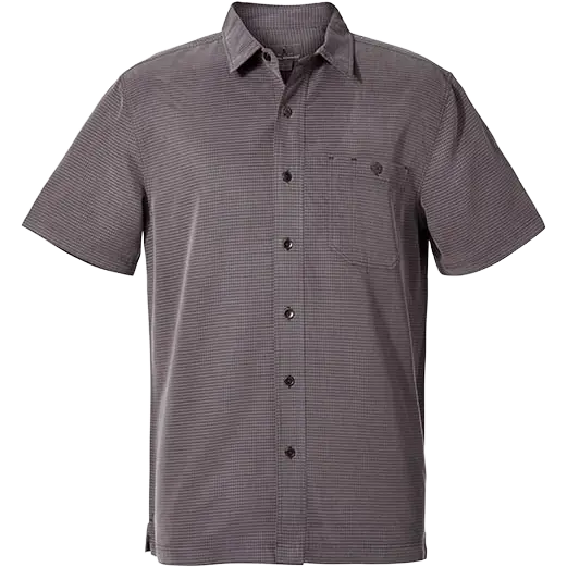 Royal Robbins Mojave Pucker Dry S/S skjorte - Asphalt - M - Kortærmet skjorter