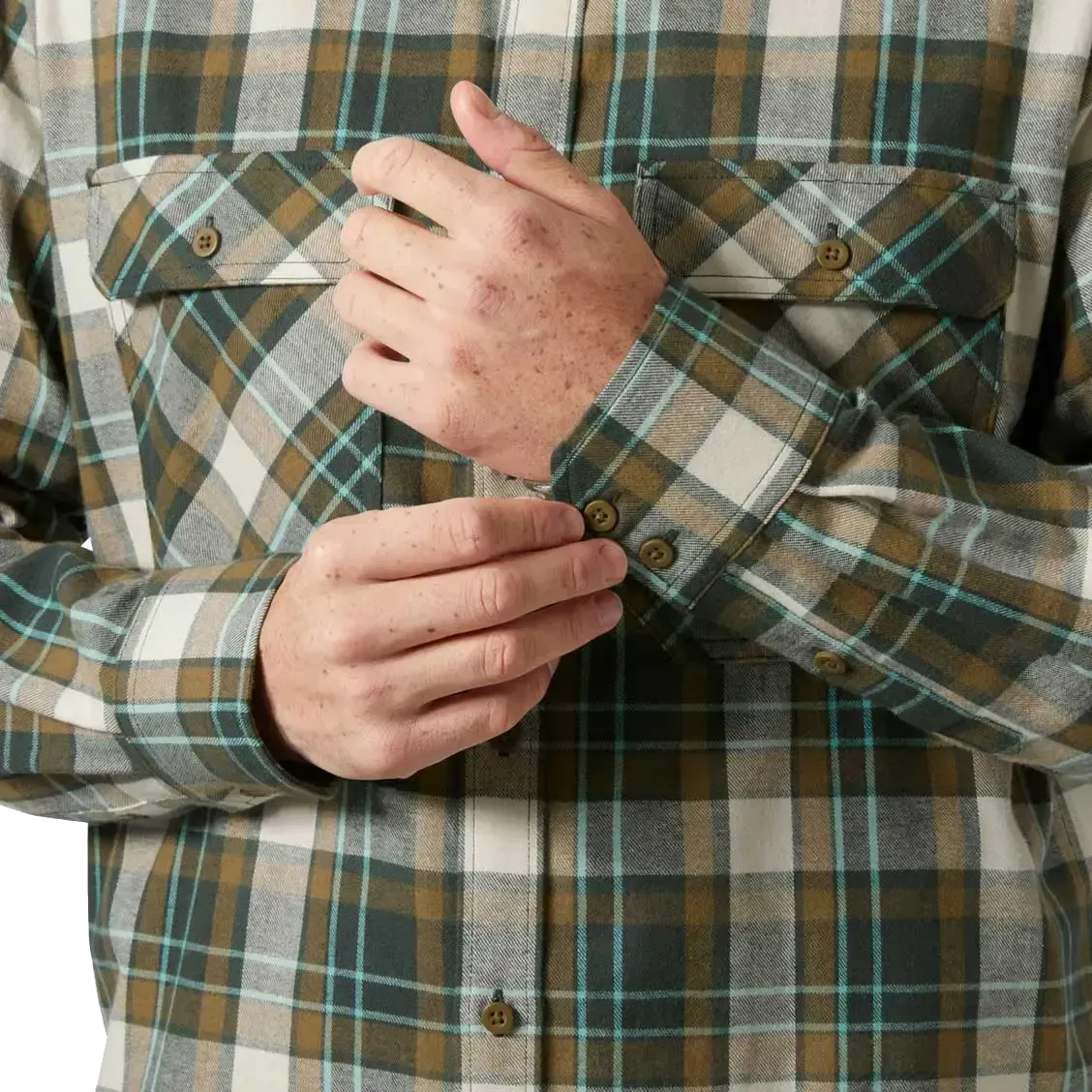 Lokka Organic Flannel LS Shirt Men herrskjorta