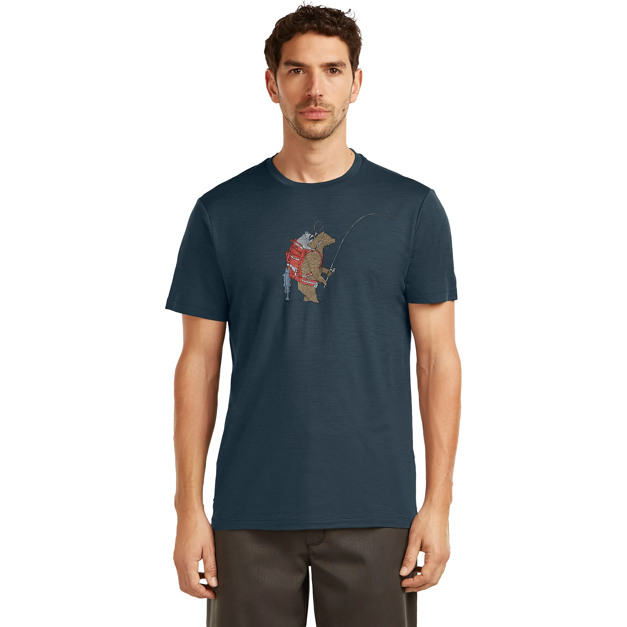 Tech Lite SS Tee Bear Catch Men