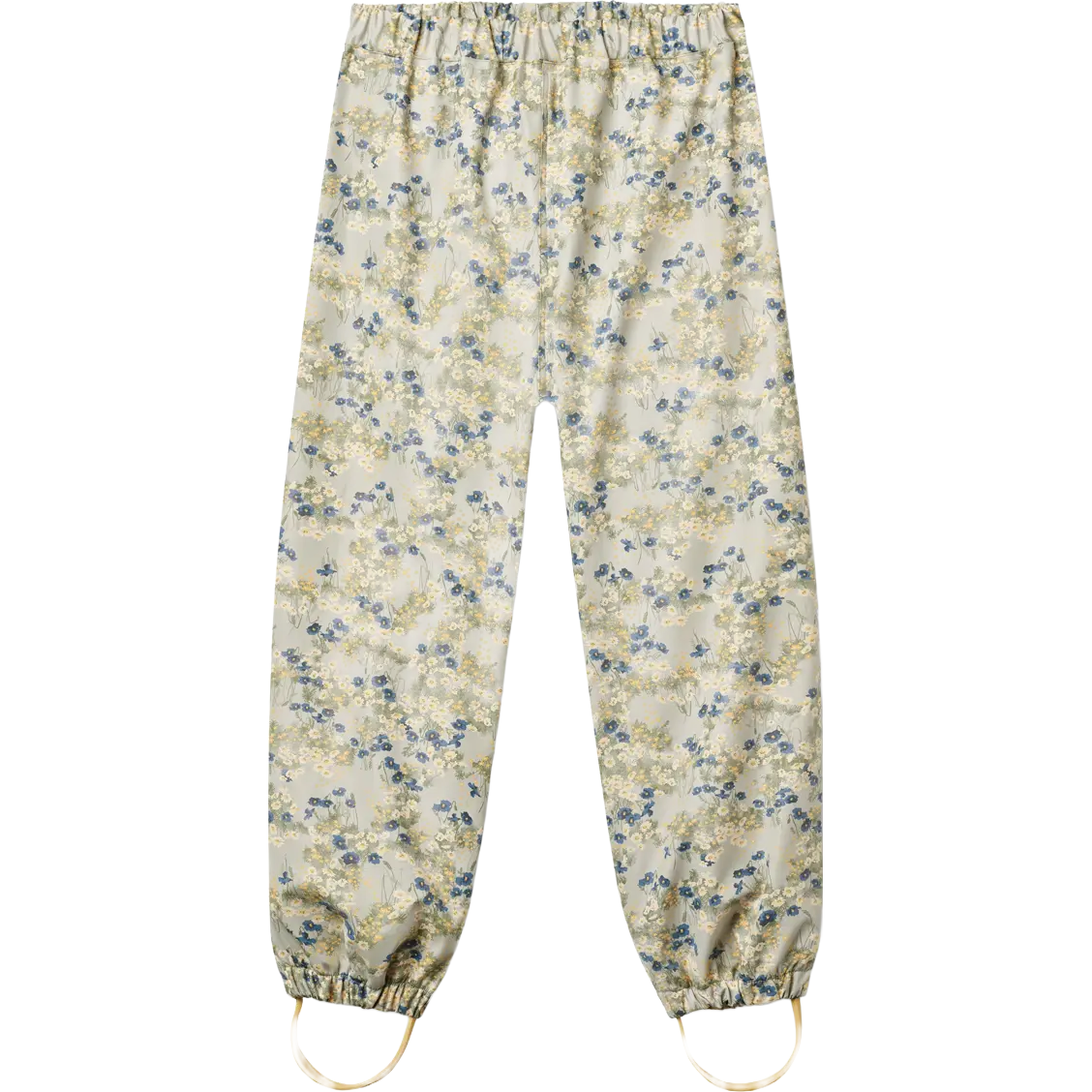 Wheat Rainwear Olo Trousers Kids Print - Meadow Lake - 116/6y - Regnbukser til børn