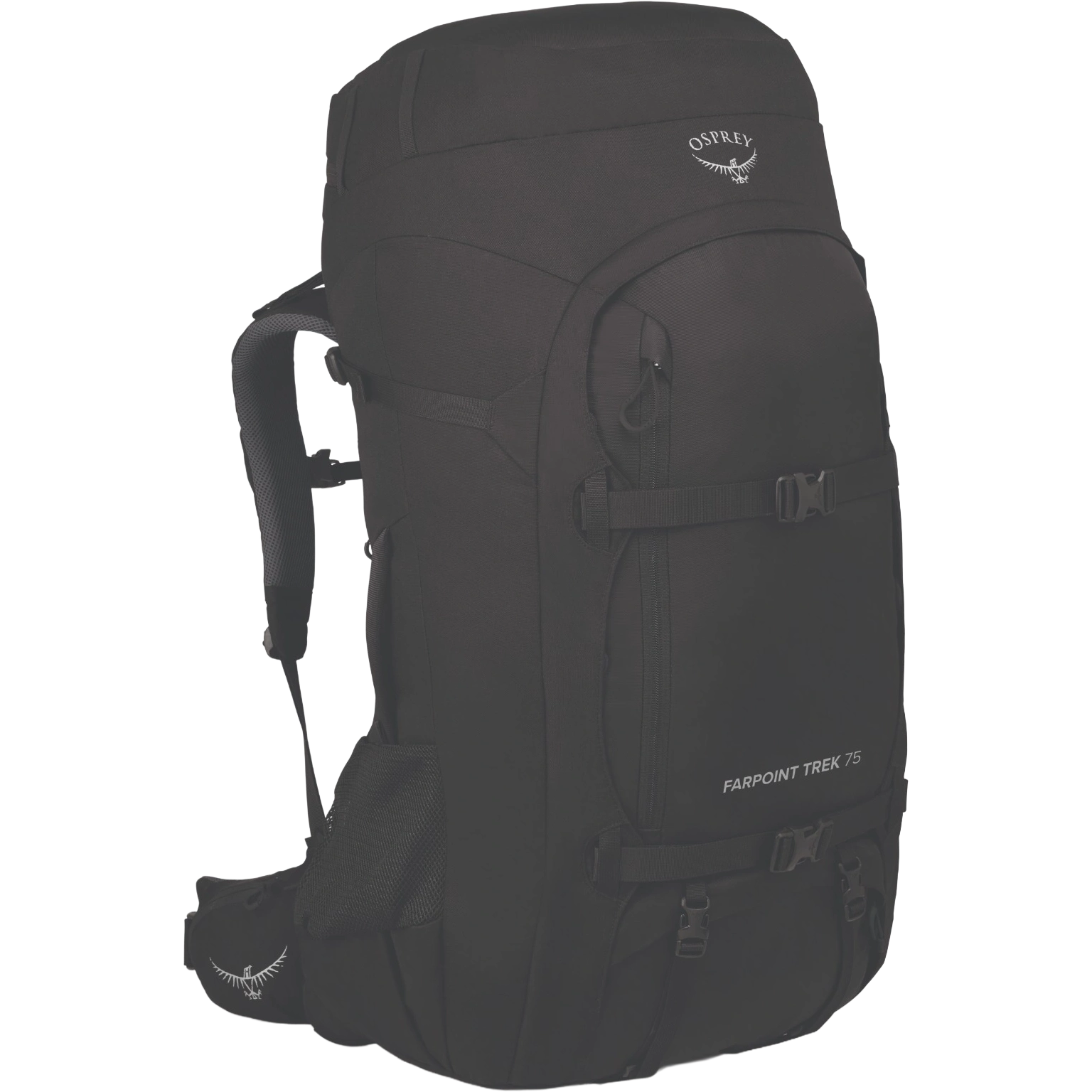 Osprey Farpoint Trek 75 - Black - One size - Rejsetasker og -rygsække