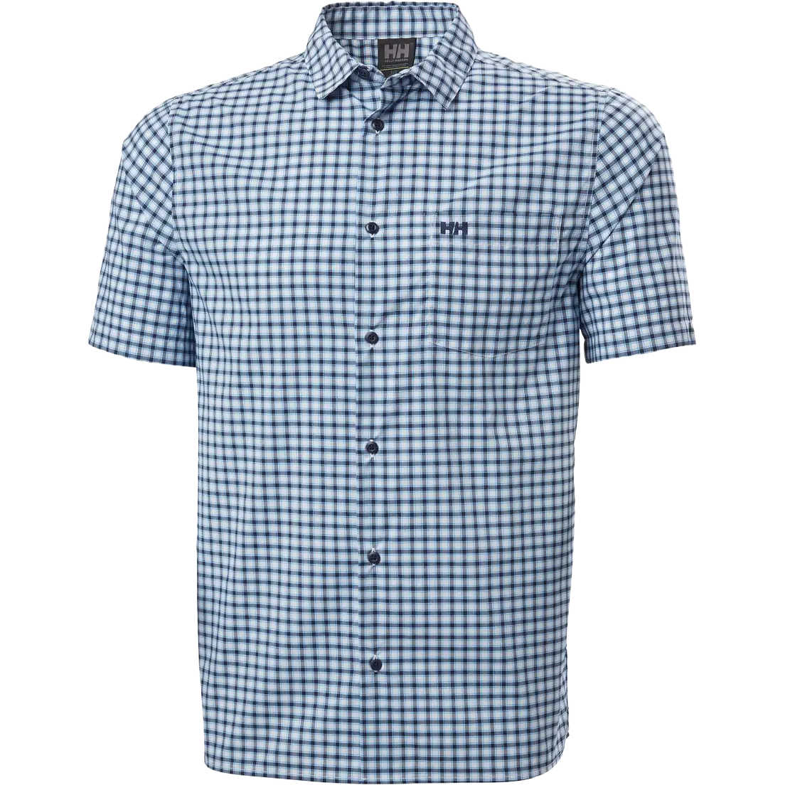 Helly Hansen Fjord QD SS Shirt 2.0 Men herreskjorte - Navy - M - Kortærmet skjorter
