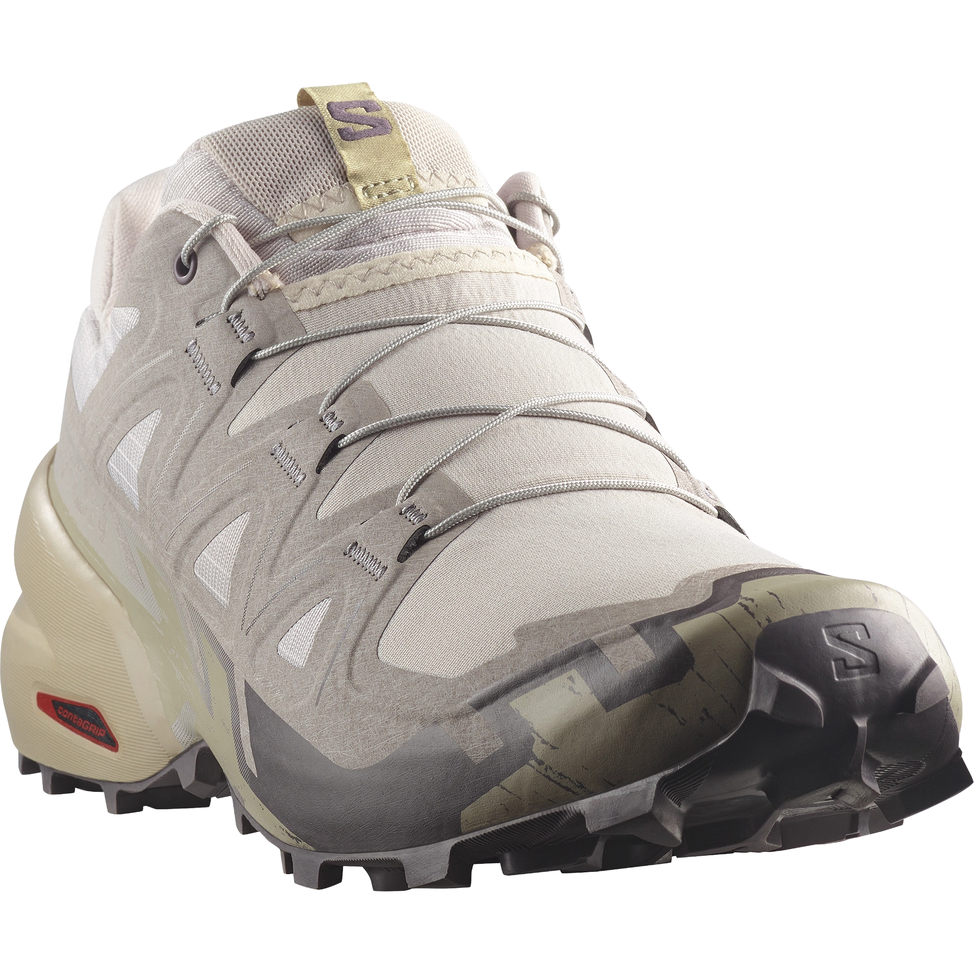 Salomon Speedcross 6 Men herresko - Silver Cloud/Paloma/Slate Gree - UK 11/EU 46 - Trailsko