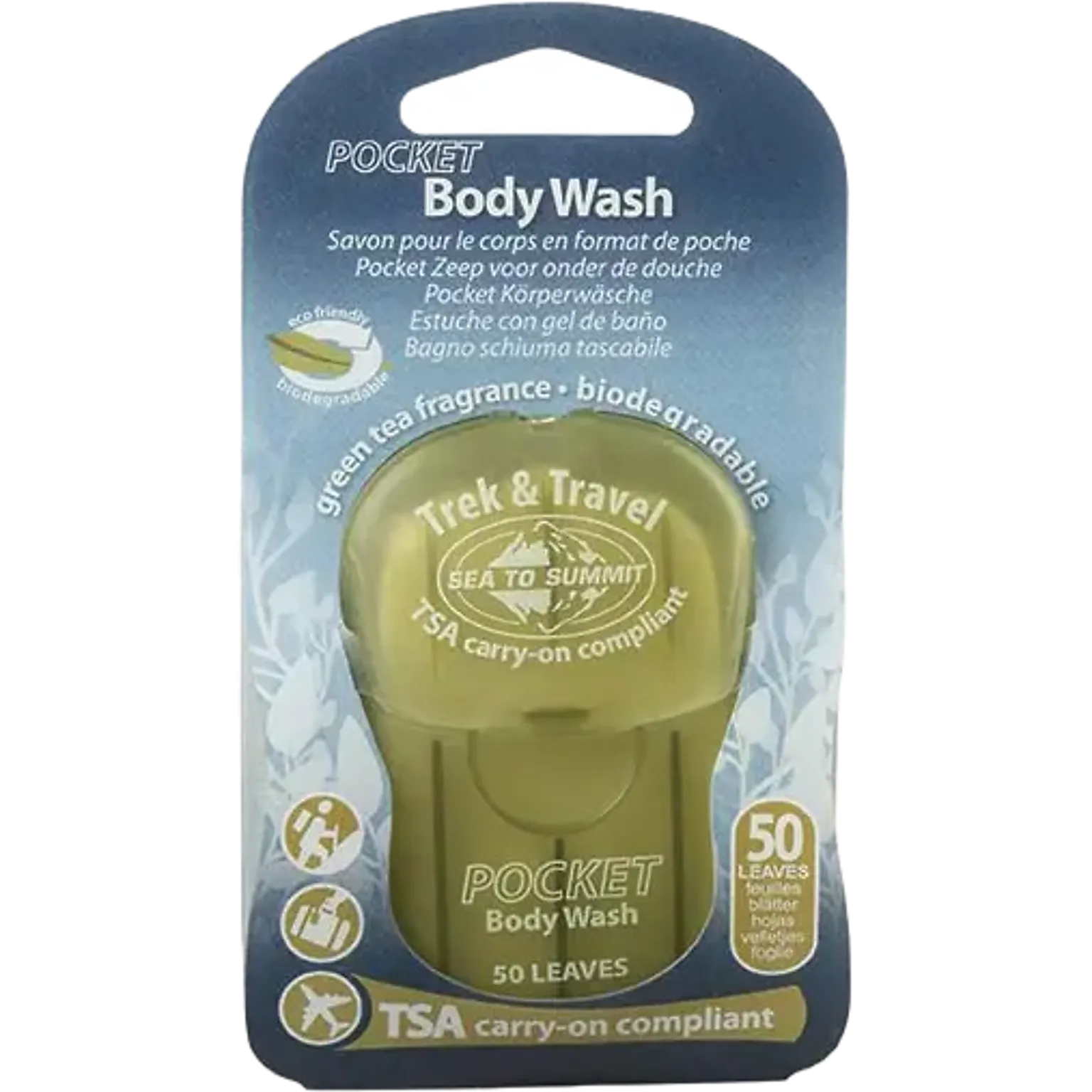 Trek & Travel Pocket Body Wash 50 bladtvål