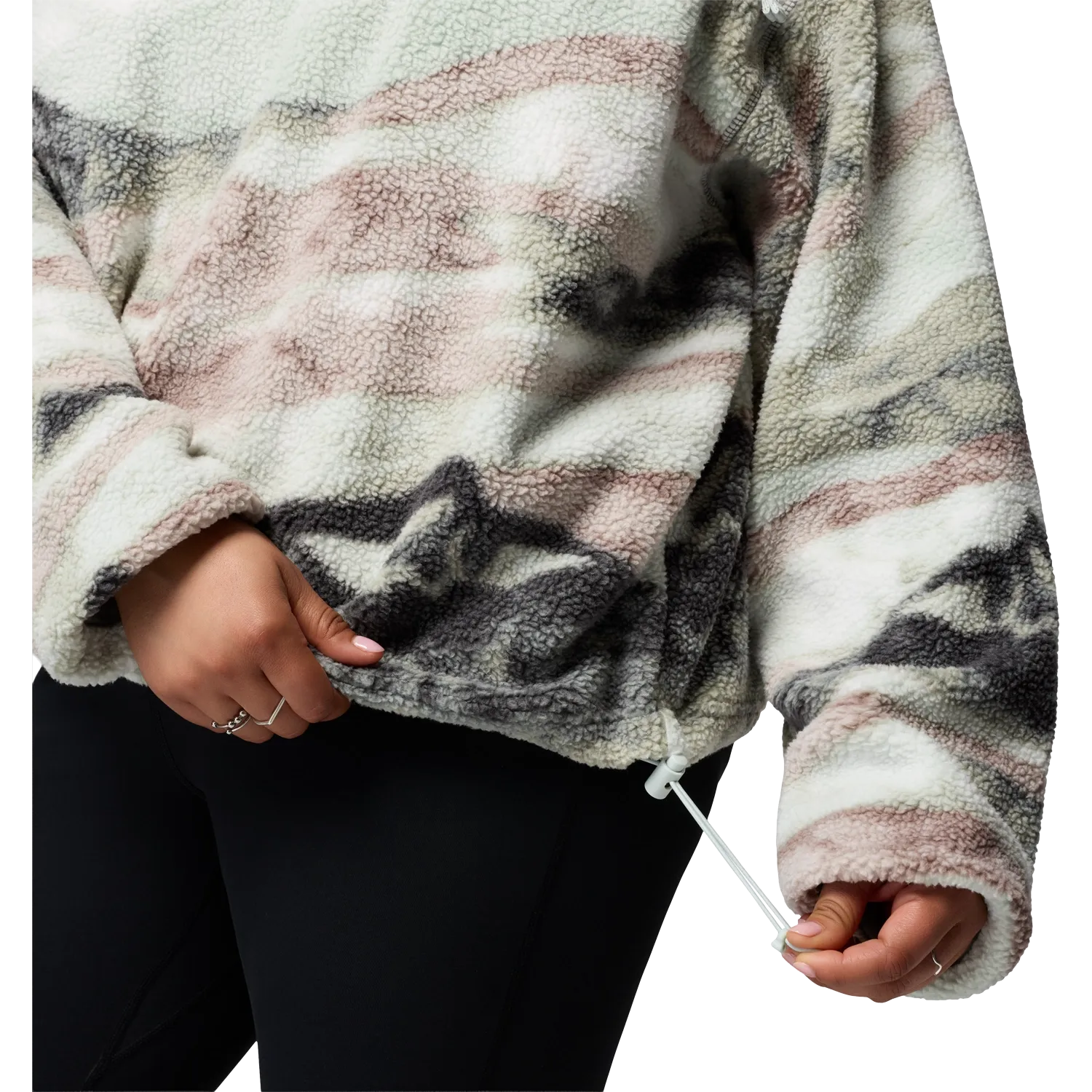 Helvetia II Printed Cropped Half Snap Wo