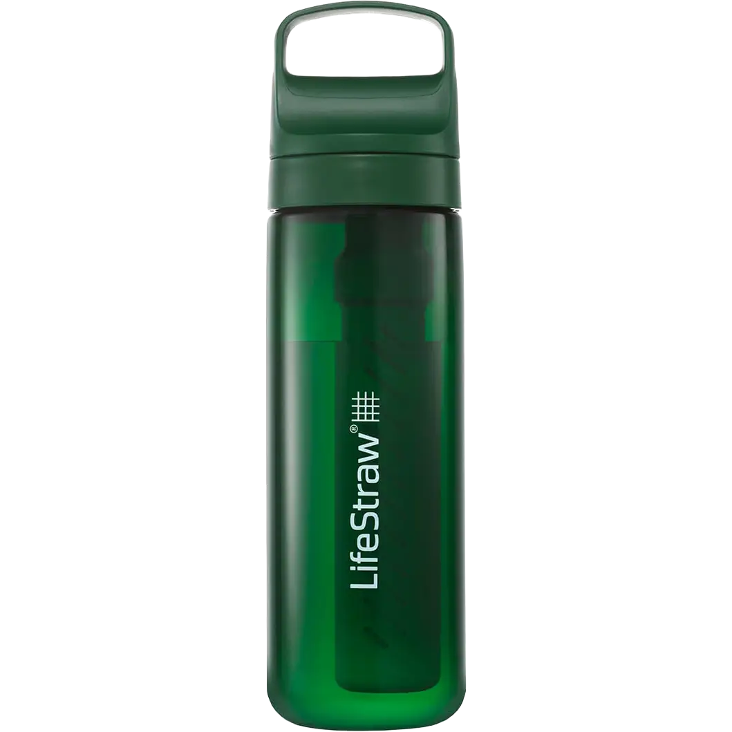 LifeStraw Go 2.0 Water Filter Bottle 22oz /0,65 liter - Terrace Green - One size - Vandflaske