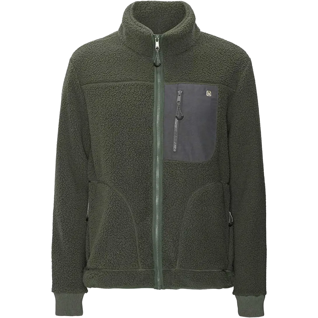 Superstainable Kirby Jacket Men herrefleece - Lark Green - M - Fleecetrøjer