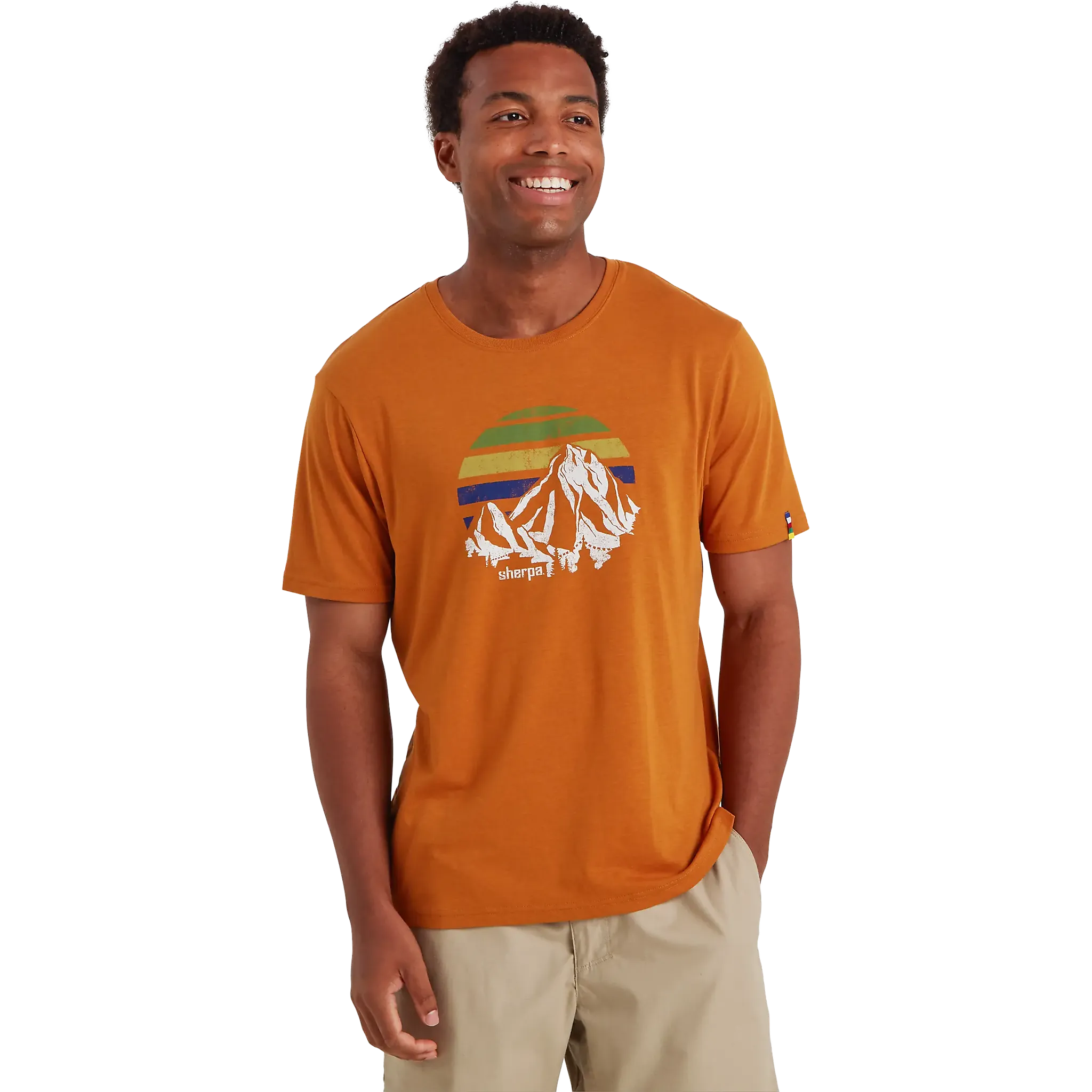 Bali Retro Sunset Tee Men herr-T-shirt