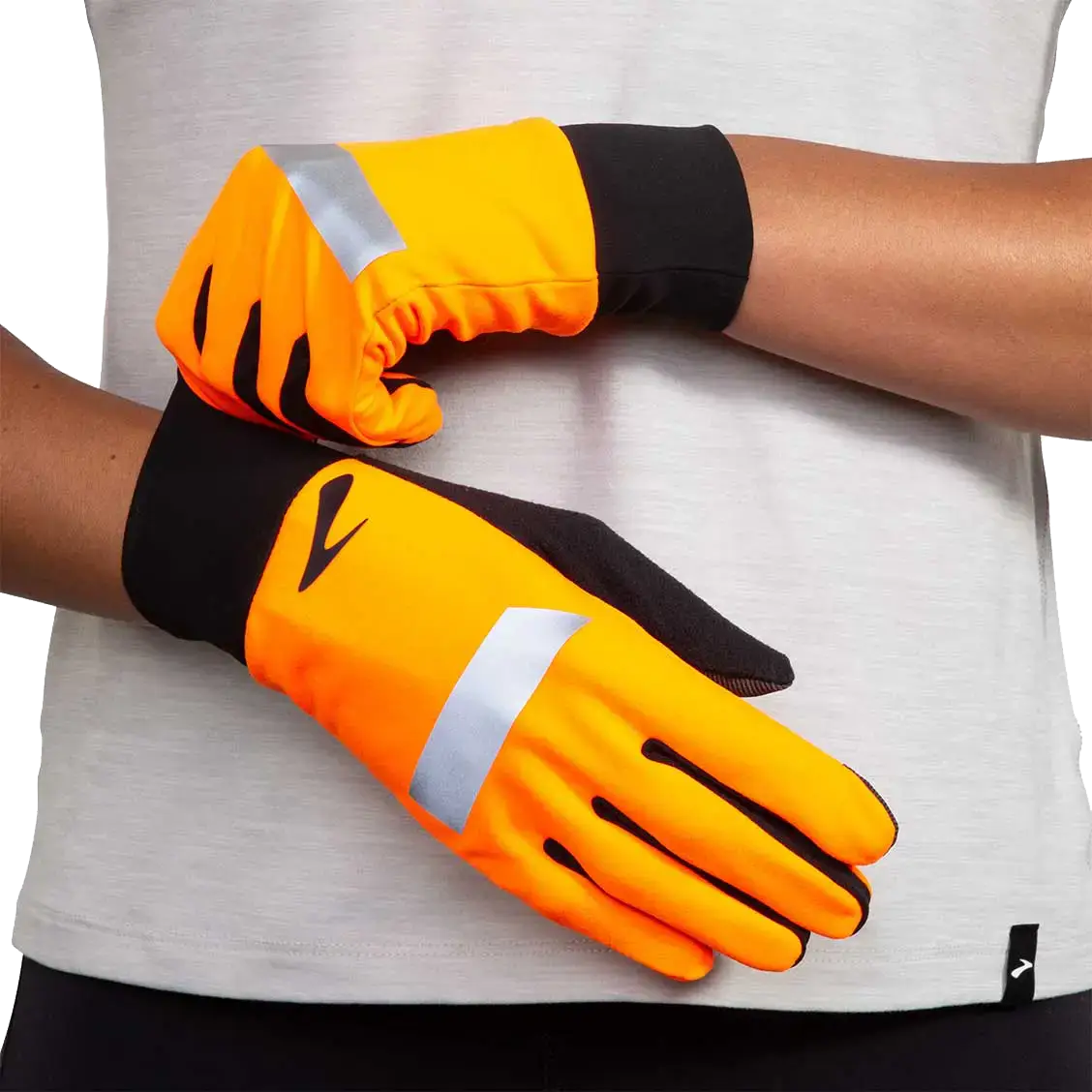 Brooks Fusion Midweight Glove 2.0 - Fluoro flash/Black - M - Handsker til Touch Screen