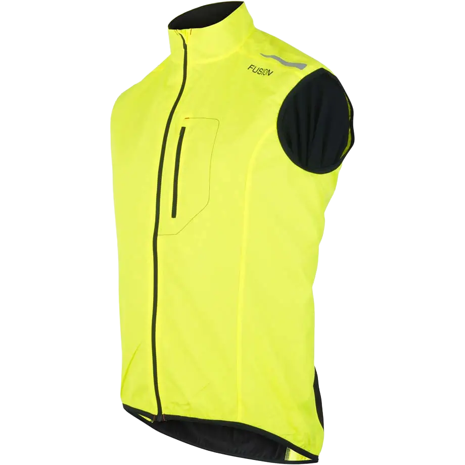 Fusion S1 Run Vest Men løbevest - Gul - M - Løbeveste