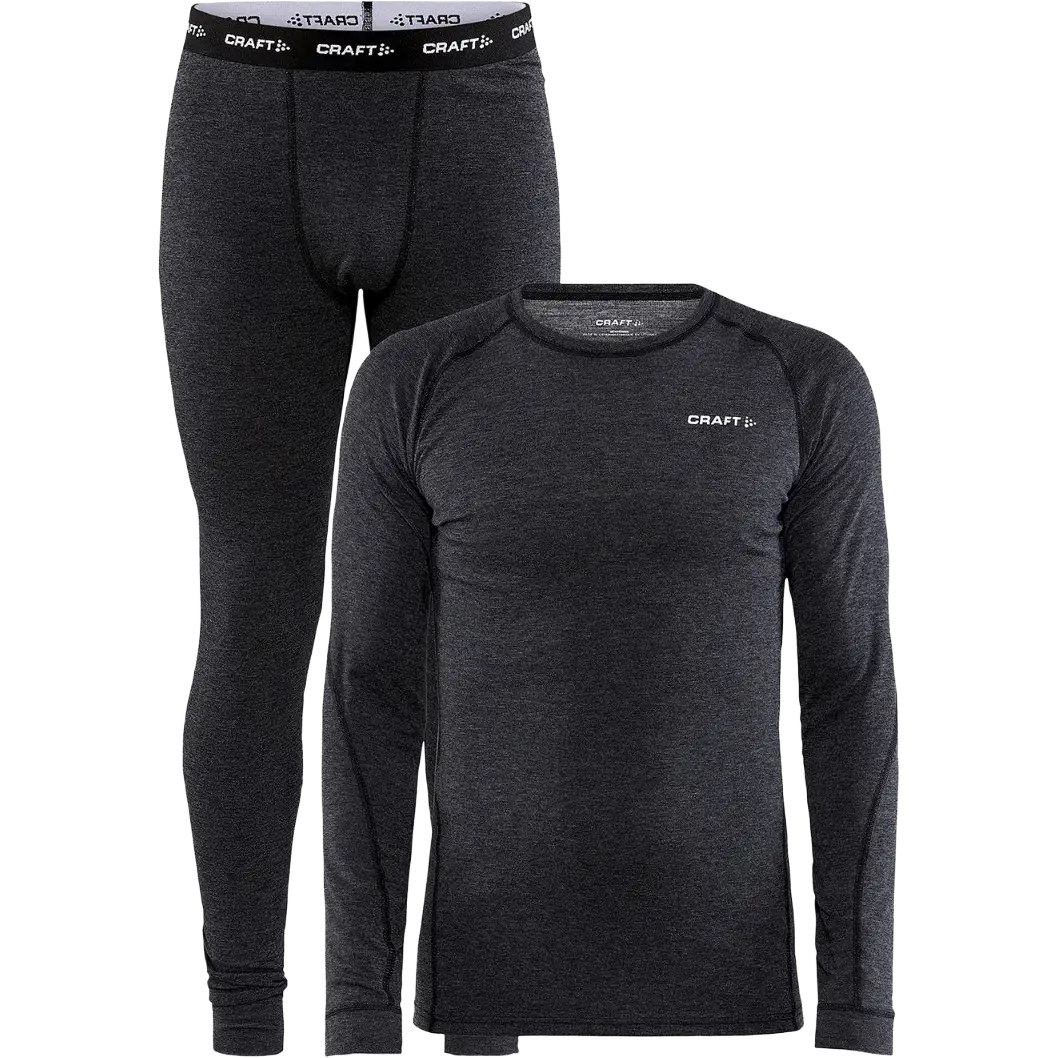 Craft Core Wool Merino Set Men - Black - XXL - Løbeundertøj
