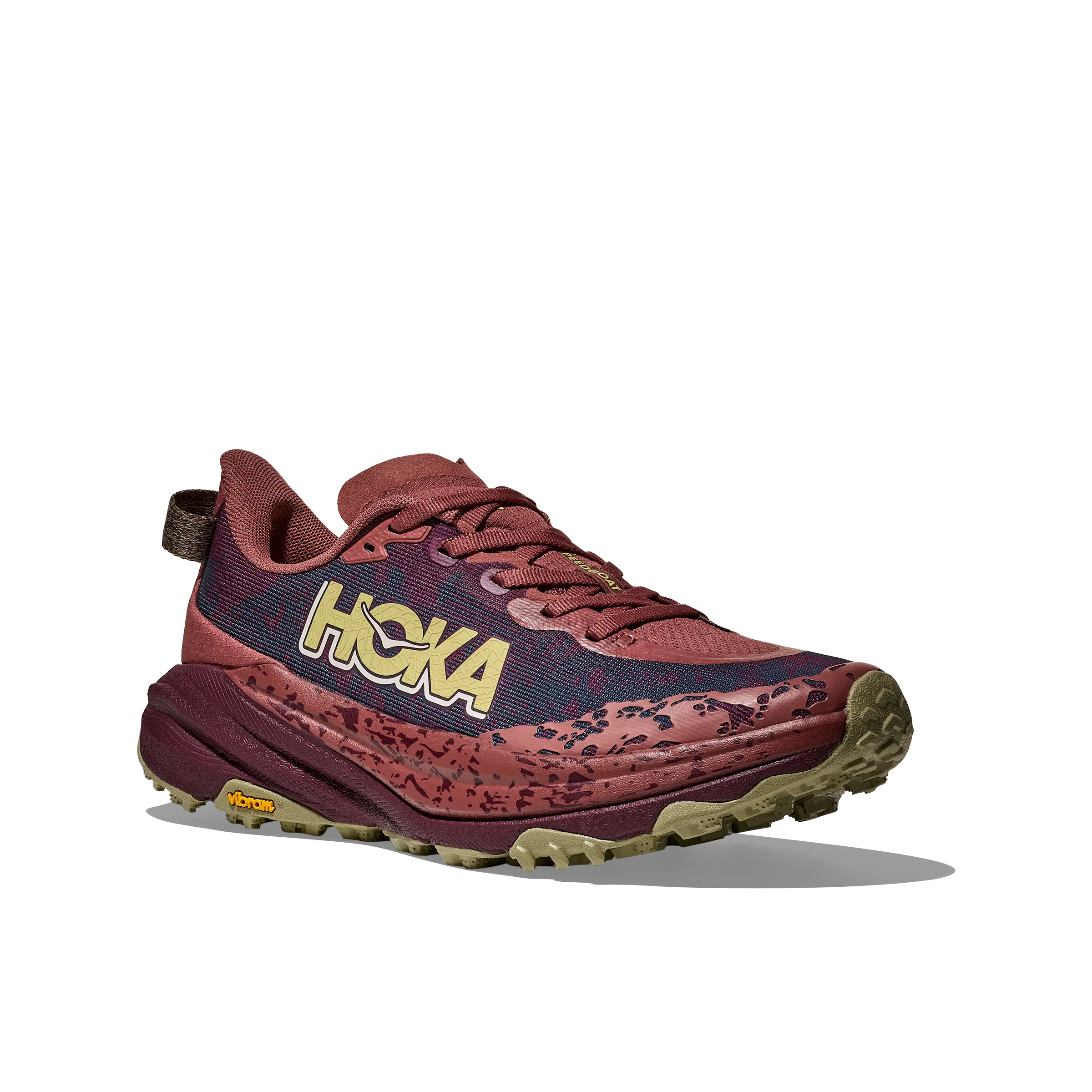 HOKA One One Speedgoat 6 Women - Rouge/Black Cherry - US7/UK5,5/38 2/3 - Trailsko