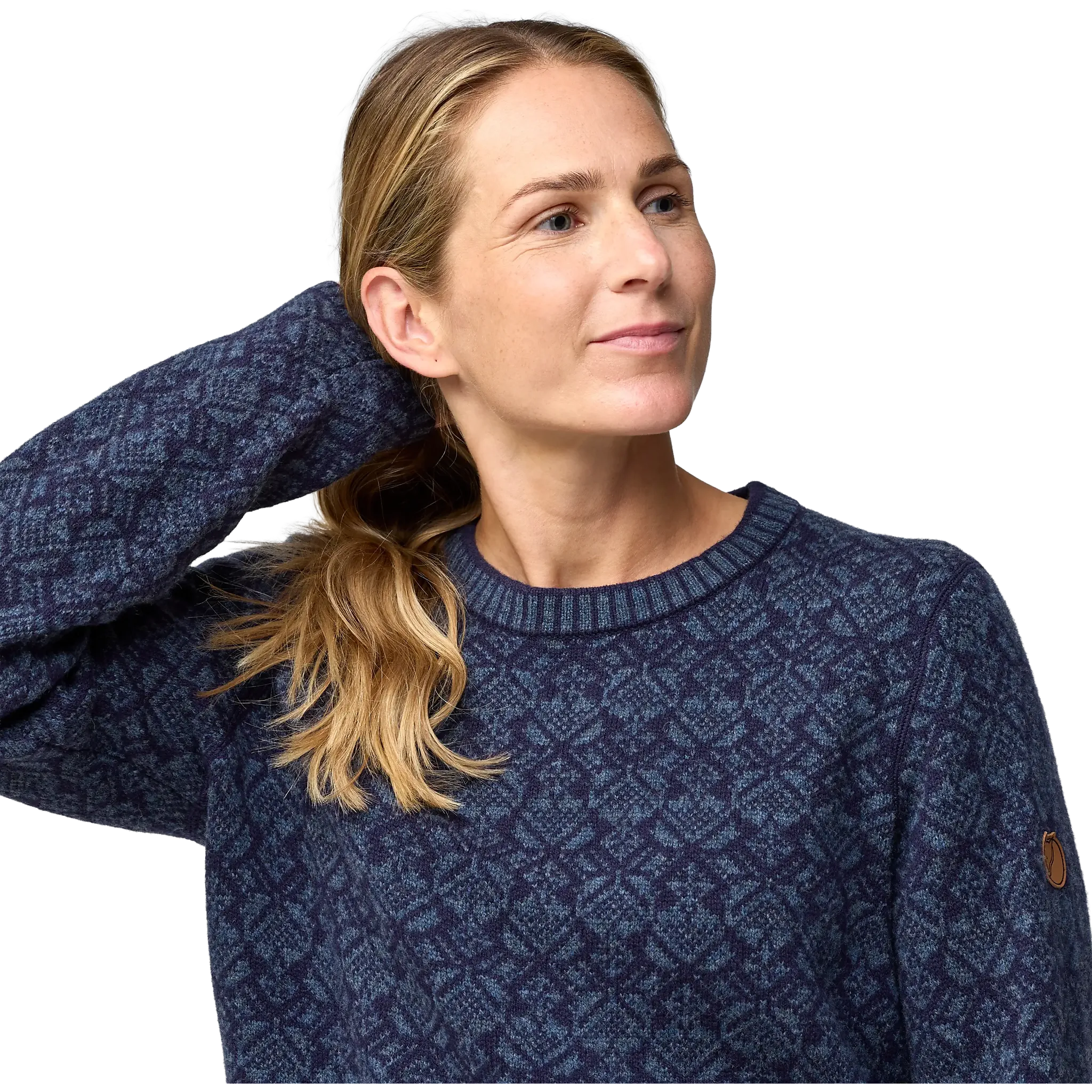 Snow Round Neck Sweater Women uldtrøje