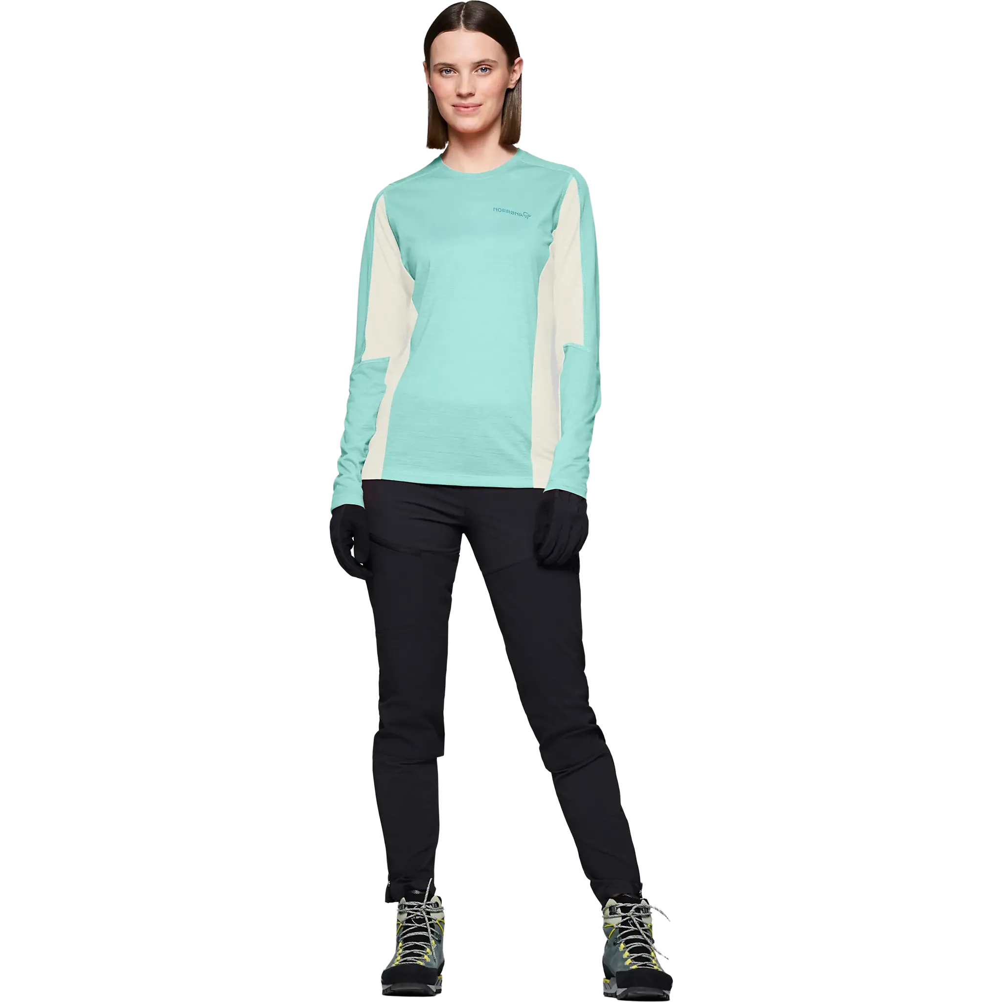 Falketind Equaliserull Long Sleeve Women dame-T-shirt