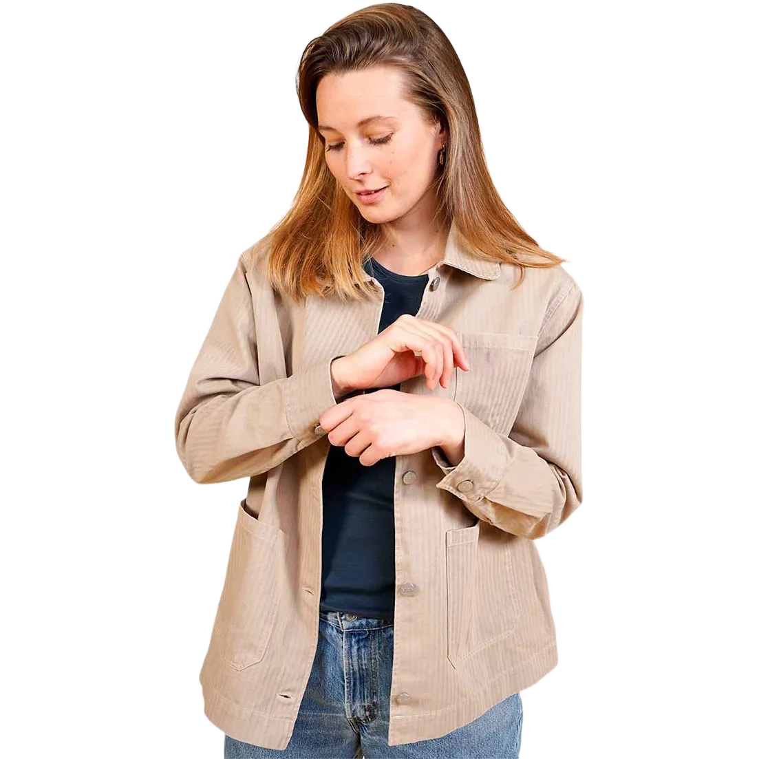 Courtney Herringbone Overshirt Women skjorta/jacka