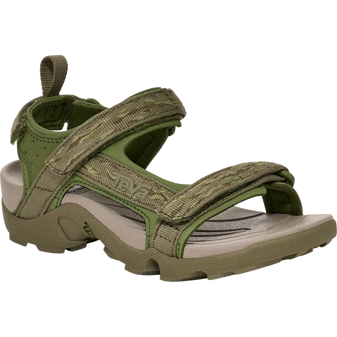 Teva TANZA Kids børnesandal - Hydro Camo Pesto - 33/34 - Hverdagssandaler til børn