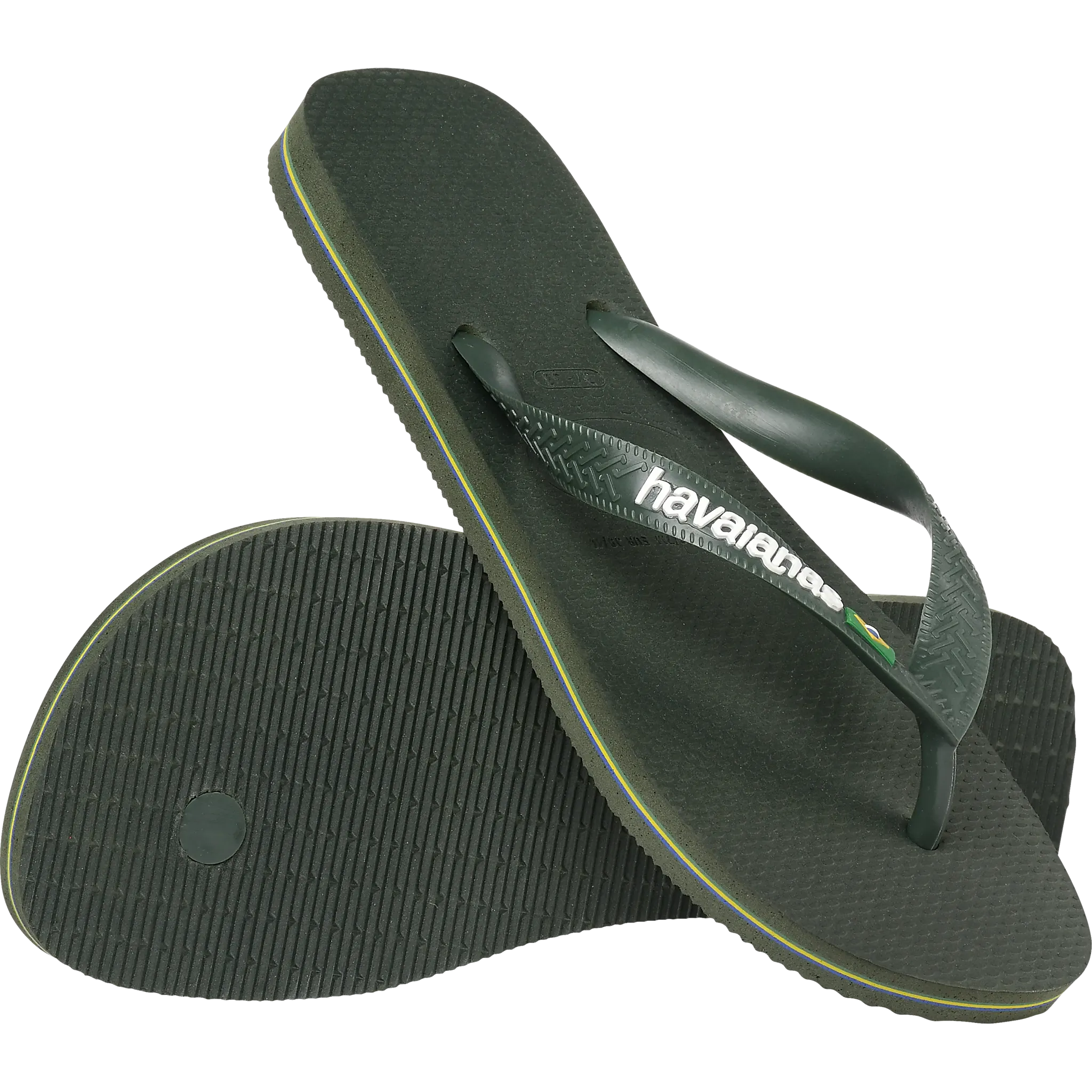 Brasil Logo Flip Flops Men