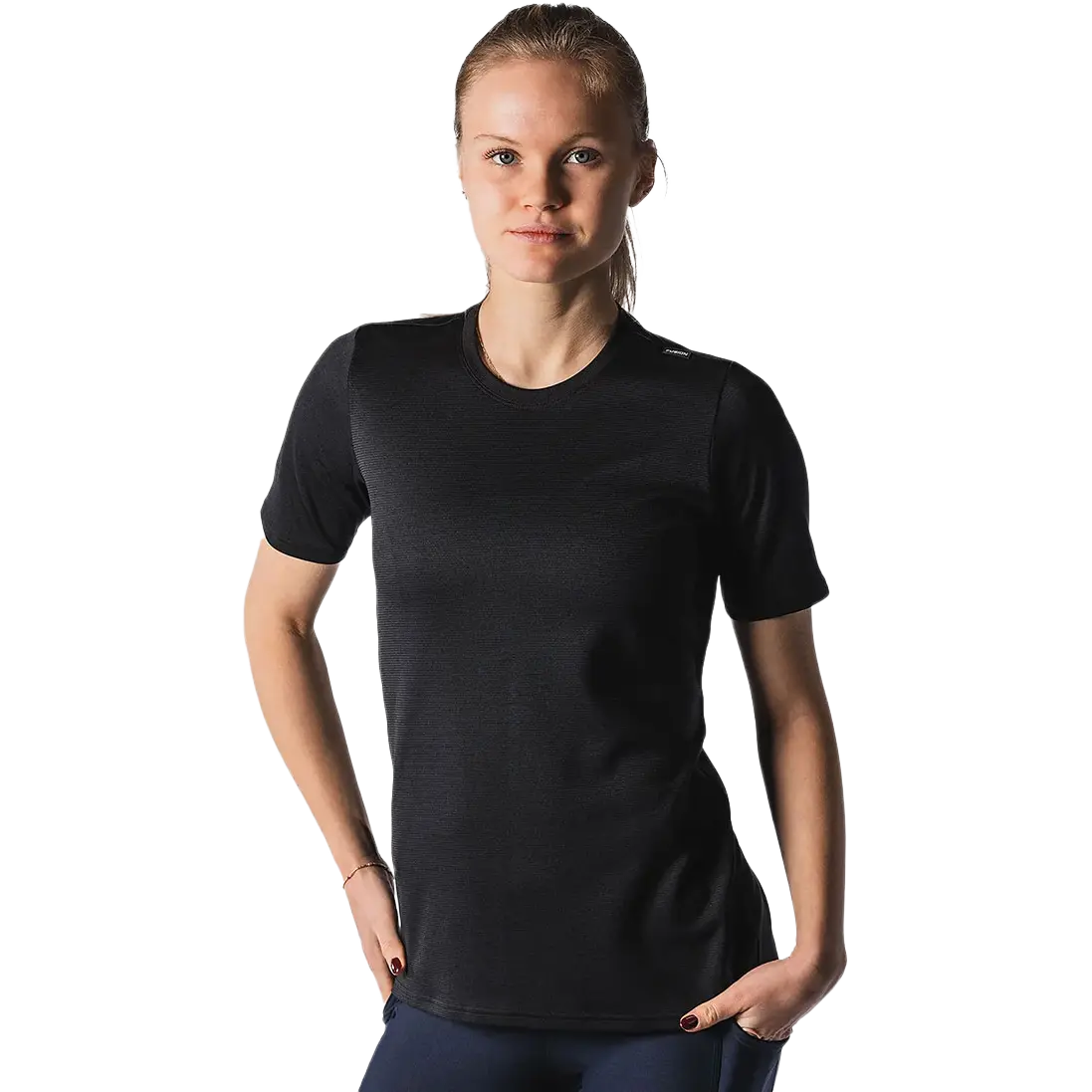 Fusion Technical Merino 150 T-shirt Women - Black - M - Kortærmet T-shirts