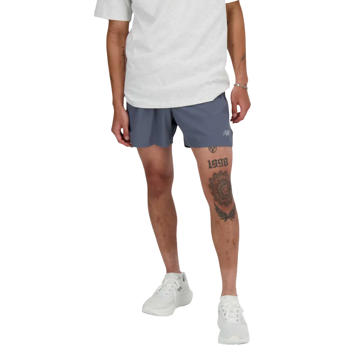 New Balance RC Seamless Short 5'' Men - Graphite - XL - Løbeshorts