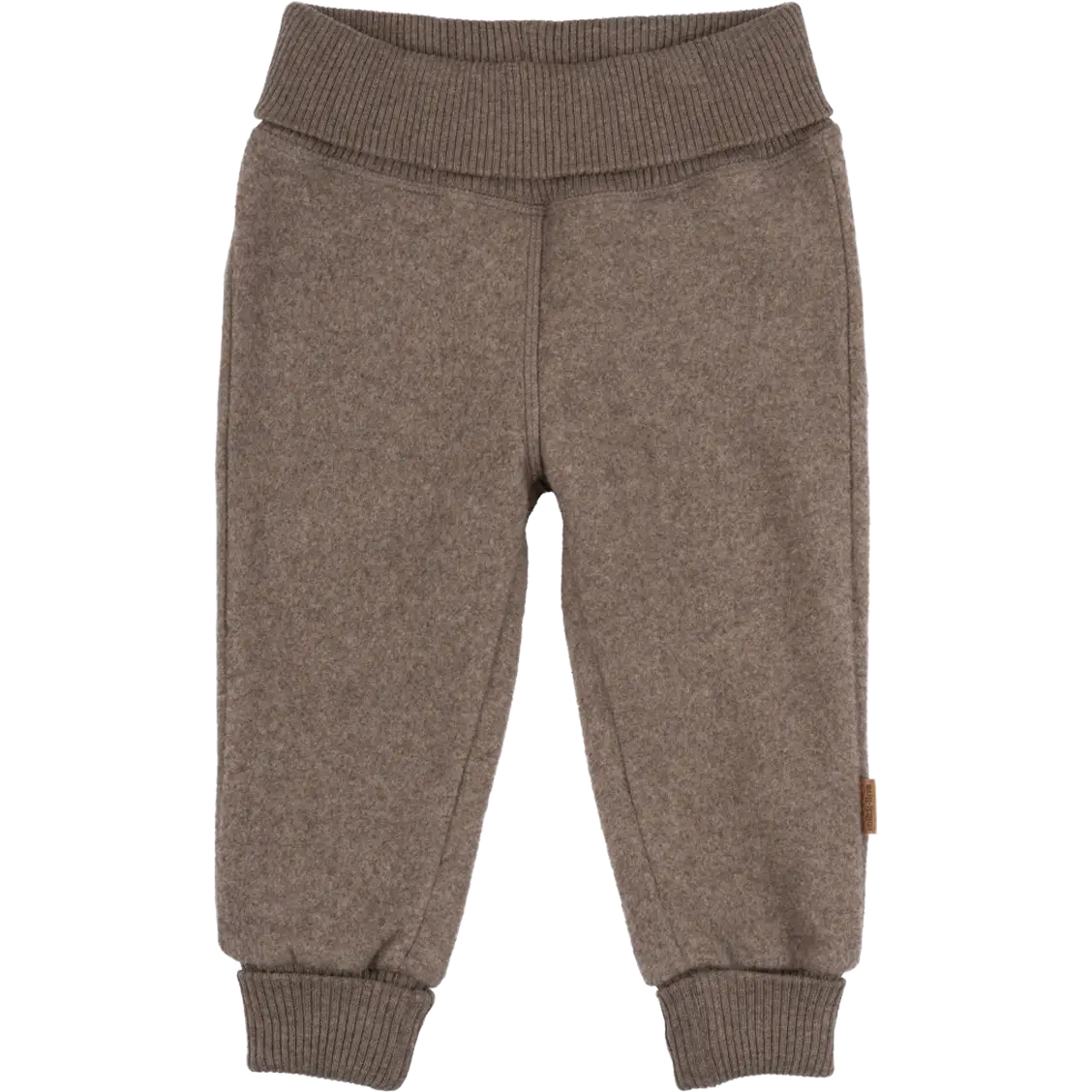 Mikk-Line Cotton Fleece Pants - Melange Denver - 68 - Joggingbukser til børn