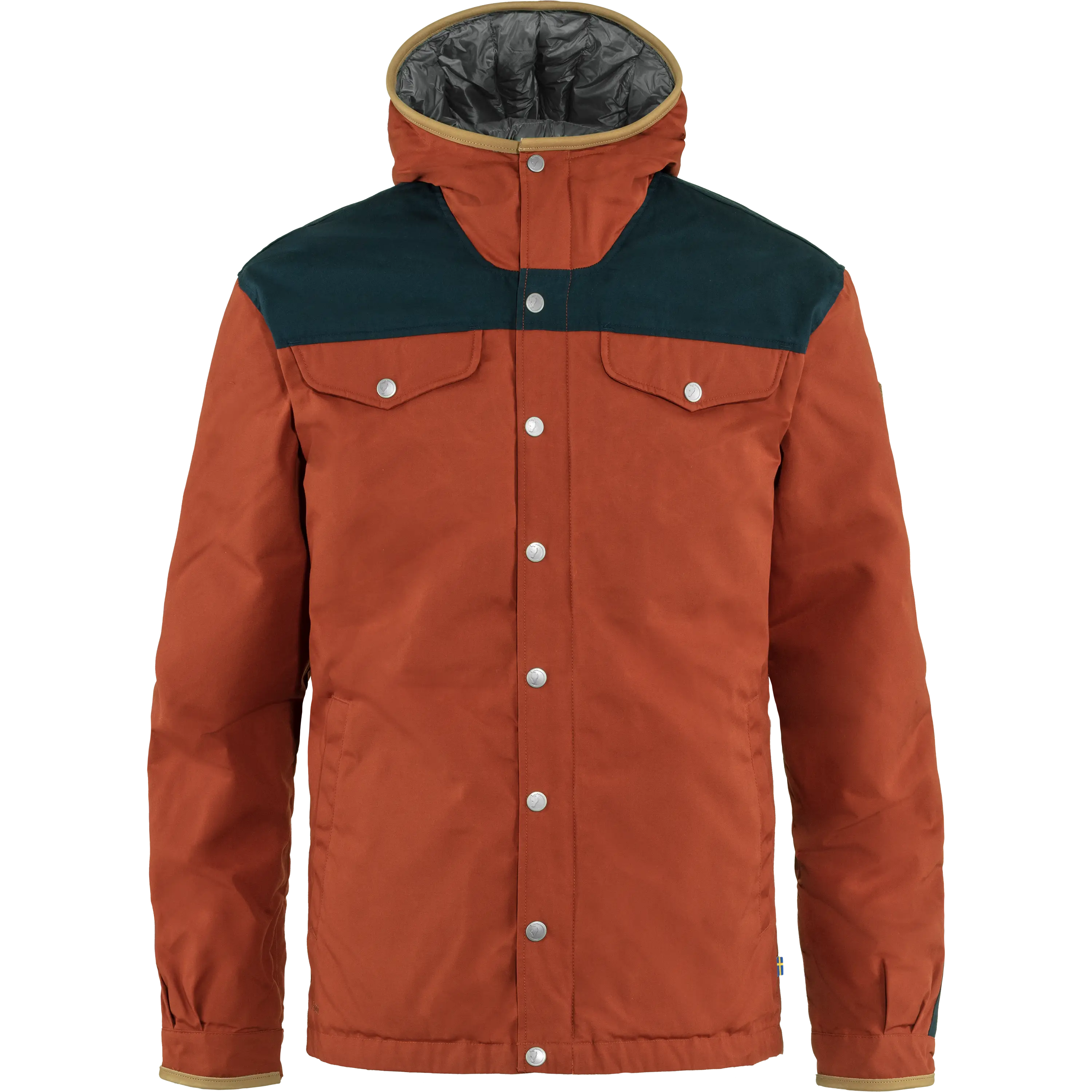 Fjällräven Greenland No. 1 Down Jacket Men dunjakke - Autumn Leaf - L - Vinterjakker