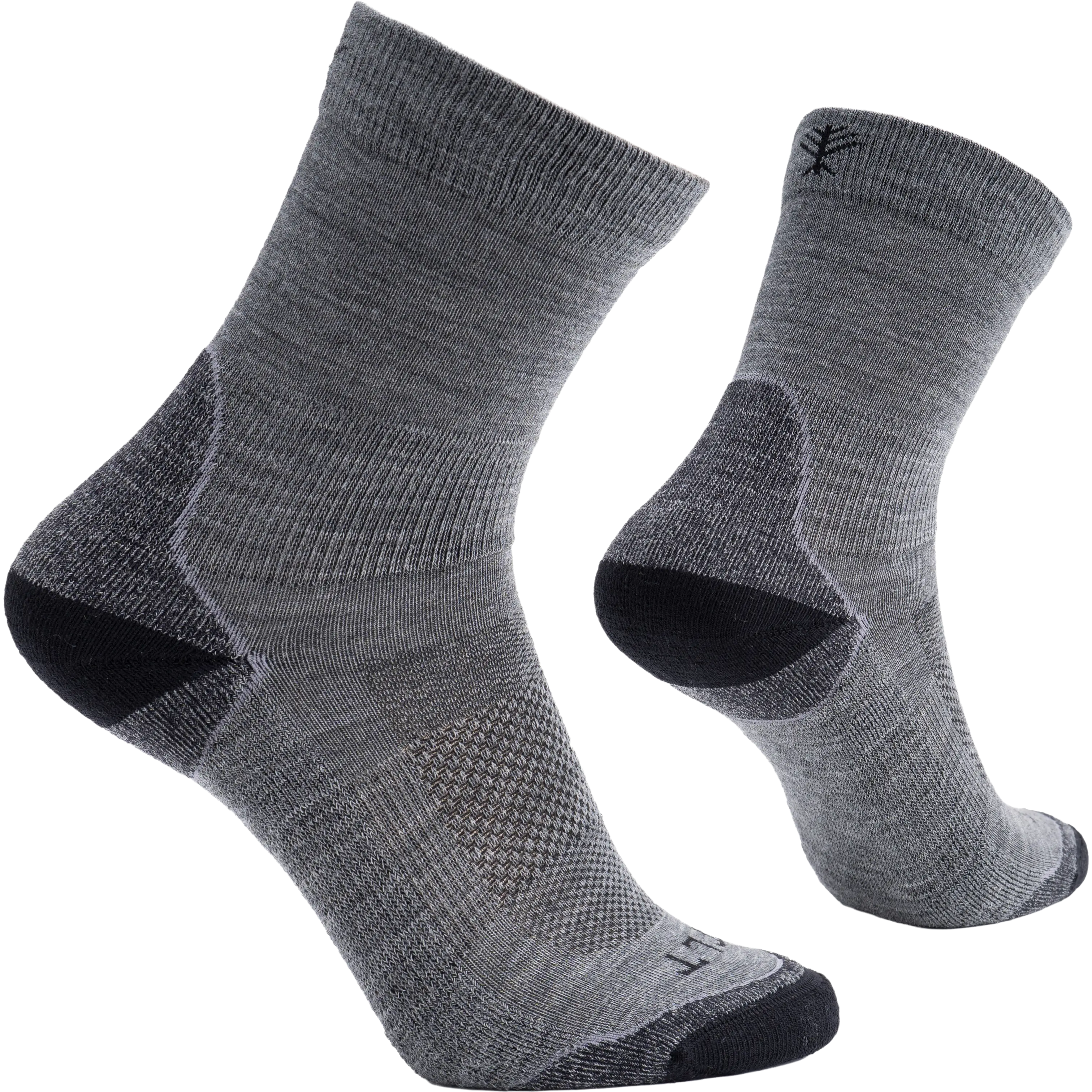 TLT Outdoor Crew Light Cushion - Grey - 39-42 - Uldsokker til børn