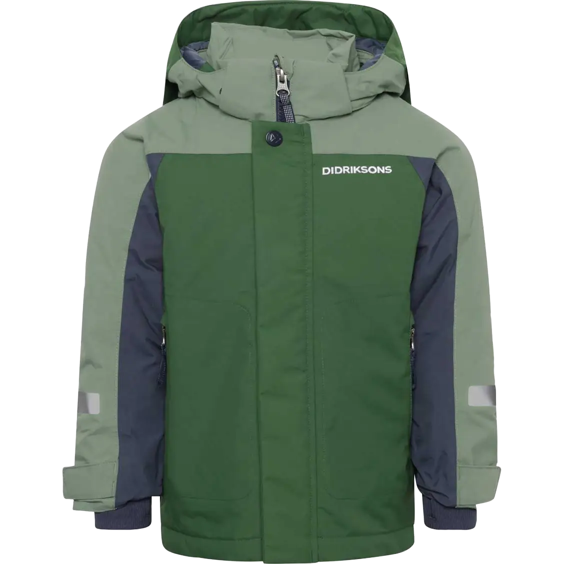 Didriksons Neptun Kids Jacket 4 vinterjakke - Pine Green - 100 cm - Vinterjakker til børn