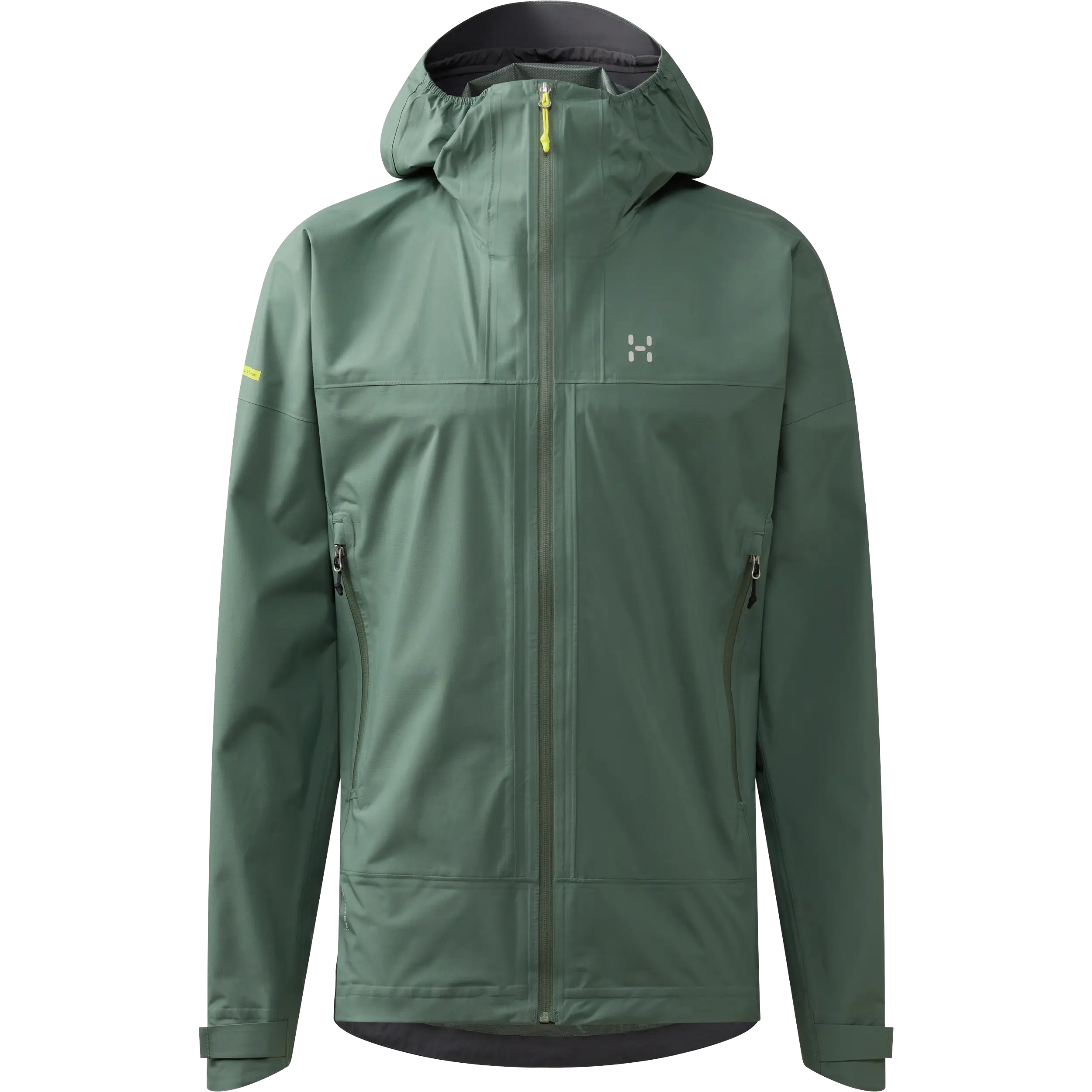 Haglöfs L.I.M Airak 2,5L Jacket Men regnjakke - Chlorophyll Green - S - Regnjakker