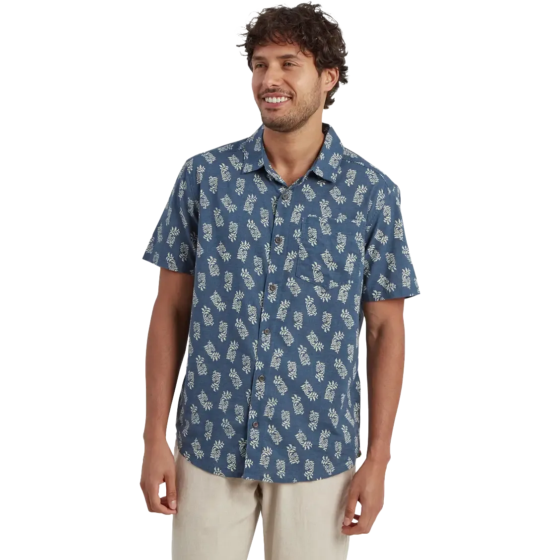 Indi Floral SS Shirt Men skjorta