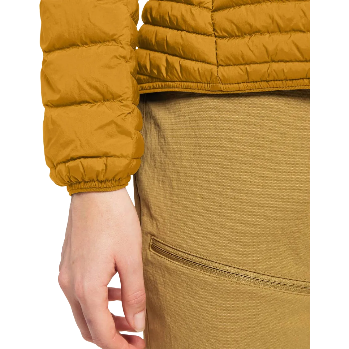 Micro Nordic Down Hood Women dunjakke