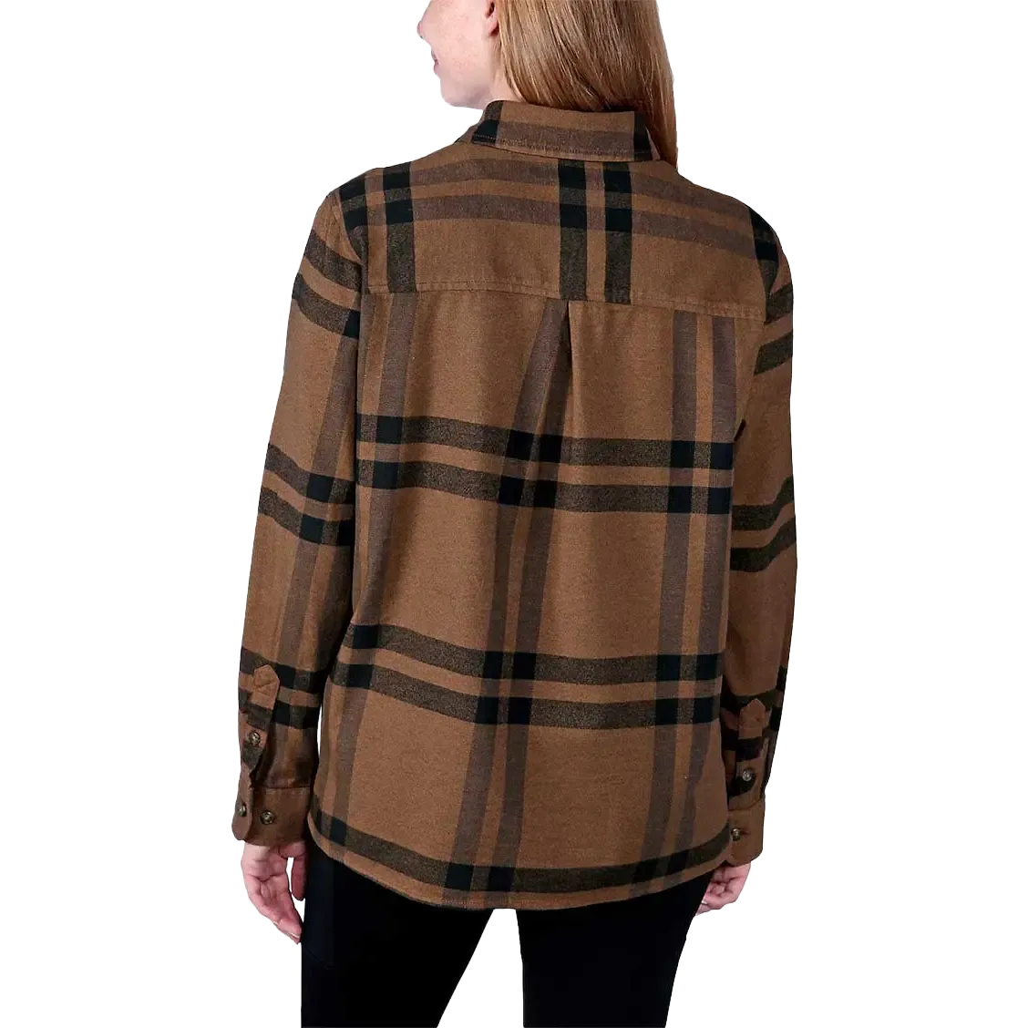 Midweight Flannel L/S Plaid Shirt Women skjorta