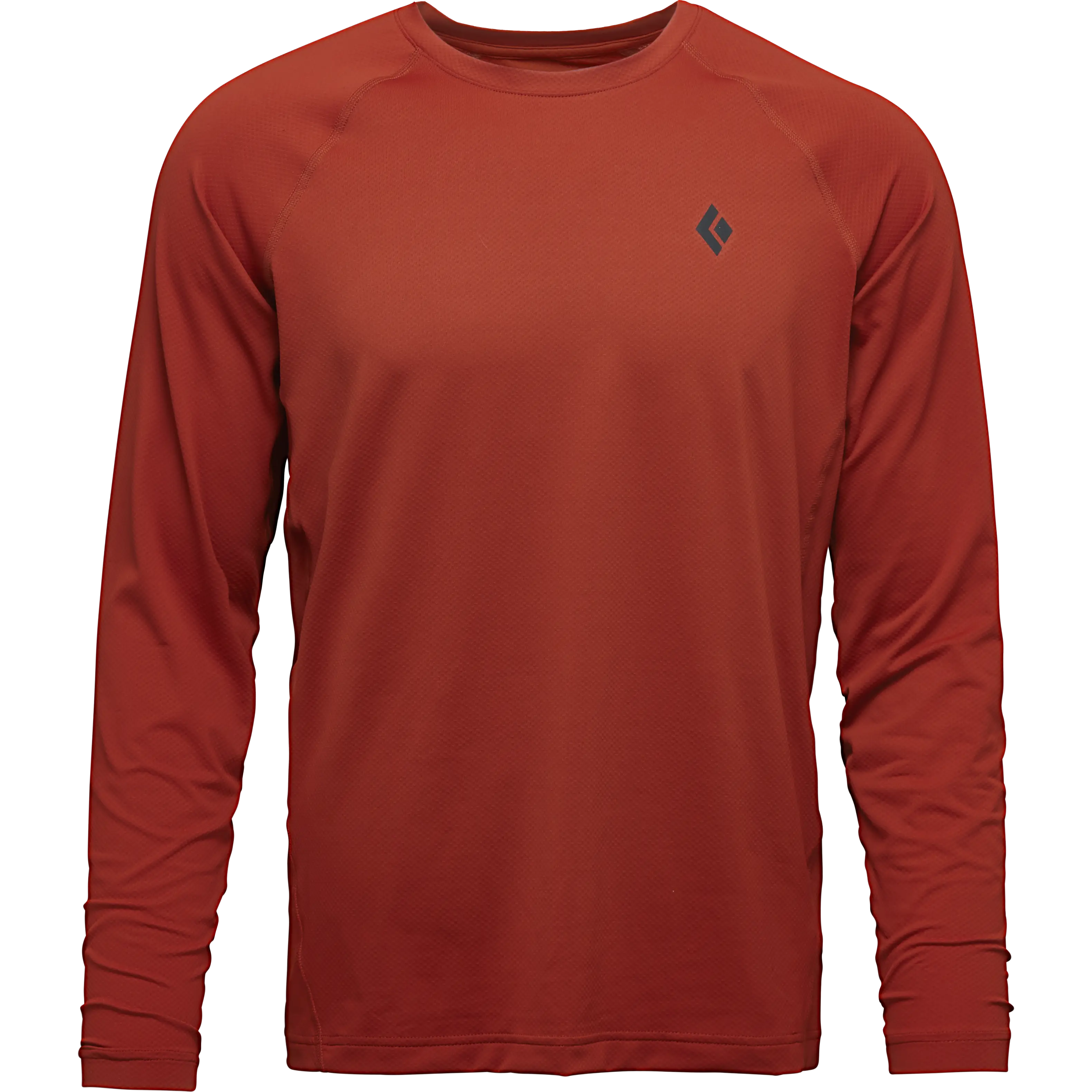 Black Diamond Alpenglow LS Crew Men - Burnt Sienna - XL - Langærmet T-shirts
