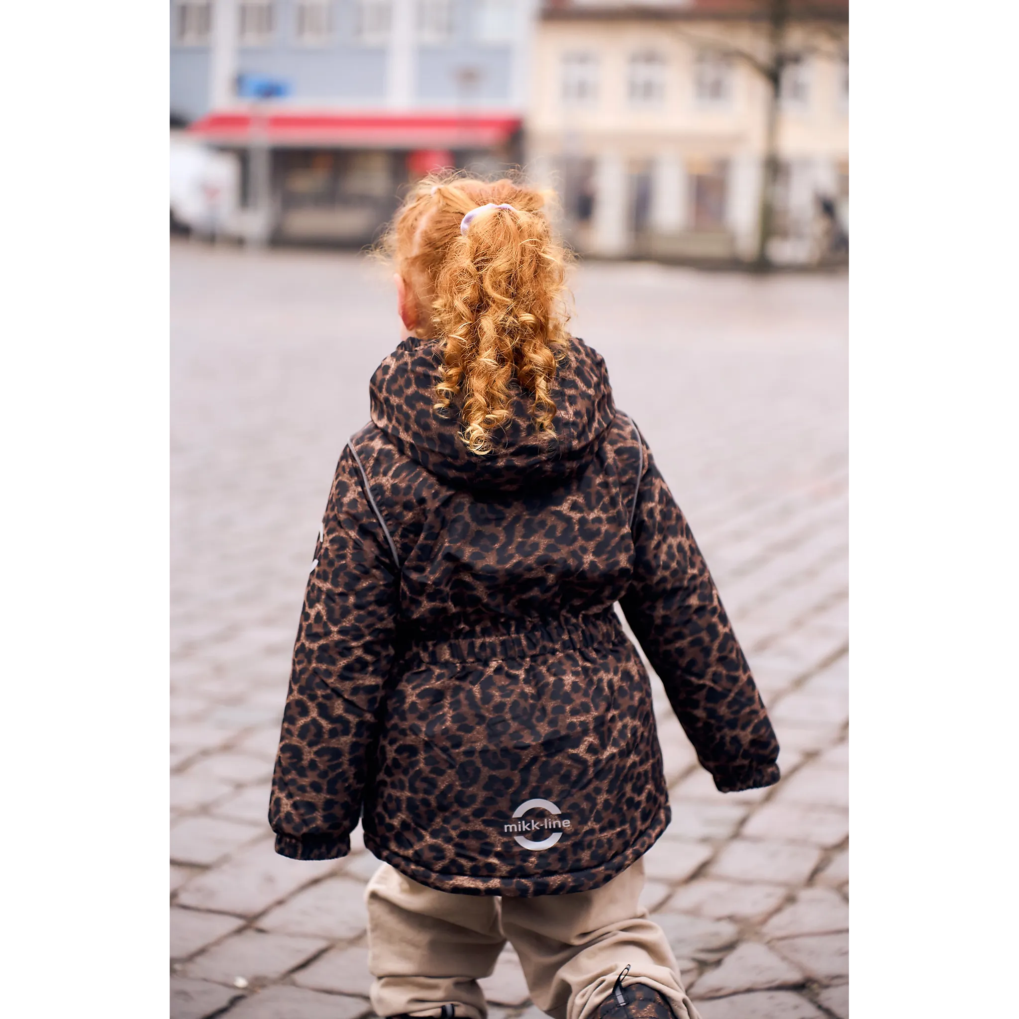 Winter Jacket Waist AOP Kids børnejakke