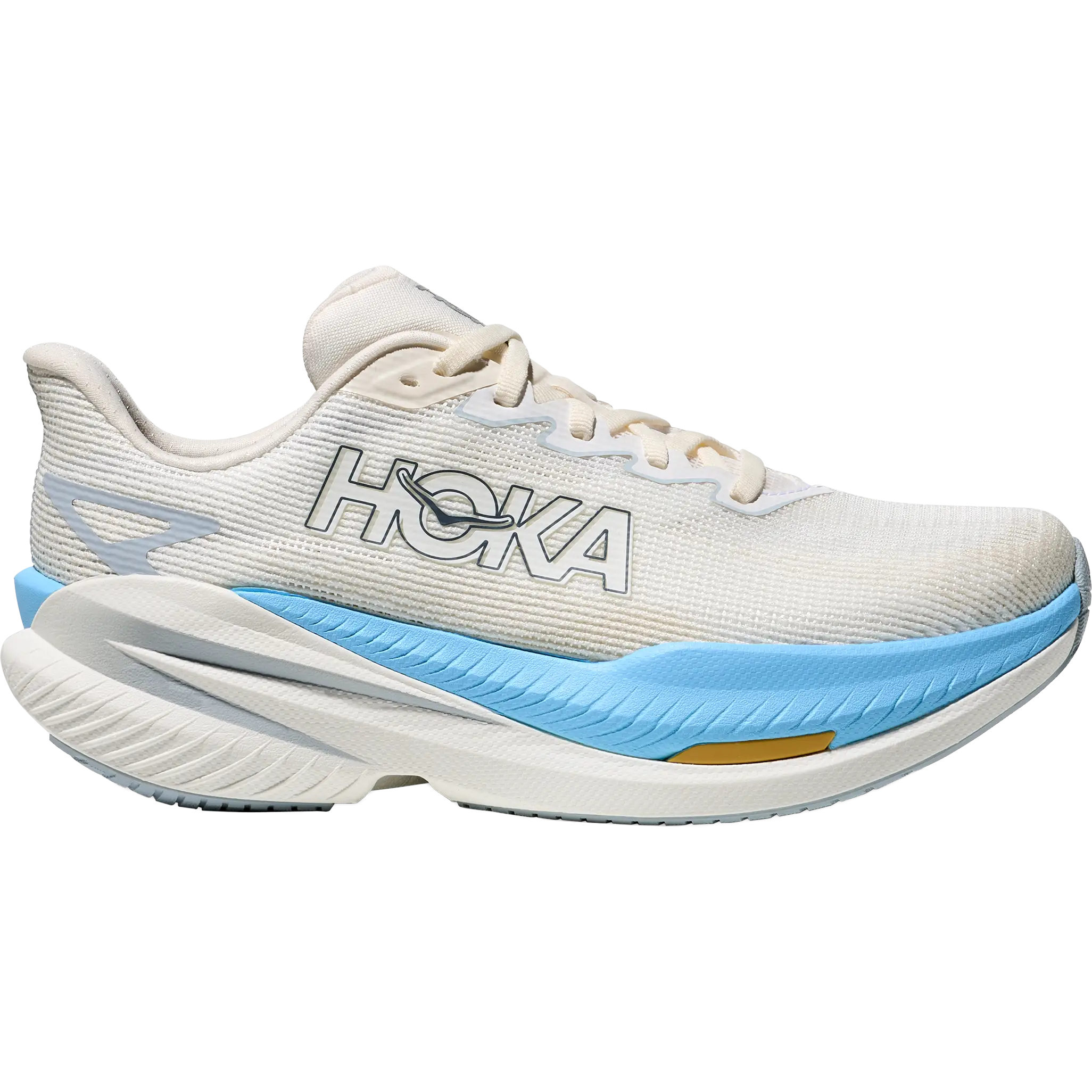 HOKA One One Mach X 3 Women - White/Alabaster - US6B / 37 1/3 - Løbesko