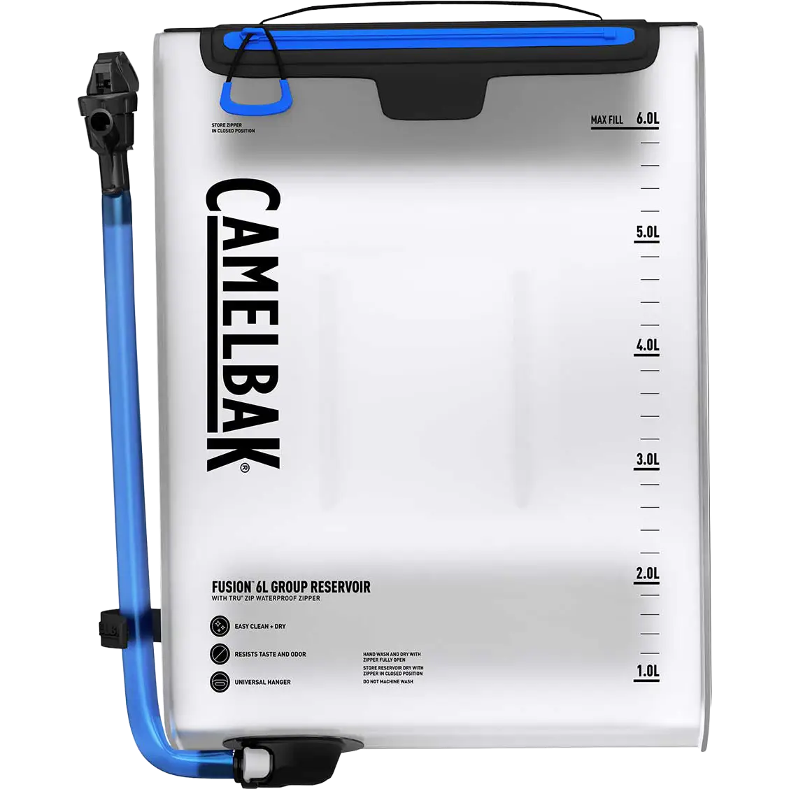 Camelbak Fusion Group Reservoir 6 with Tru Zip vanddunk - Clear - One size - Vandflaske