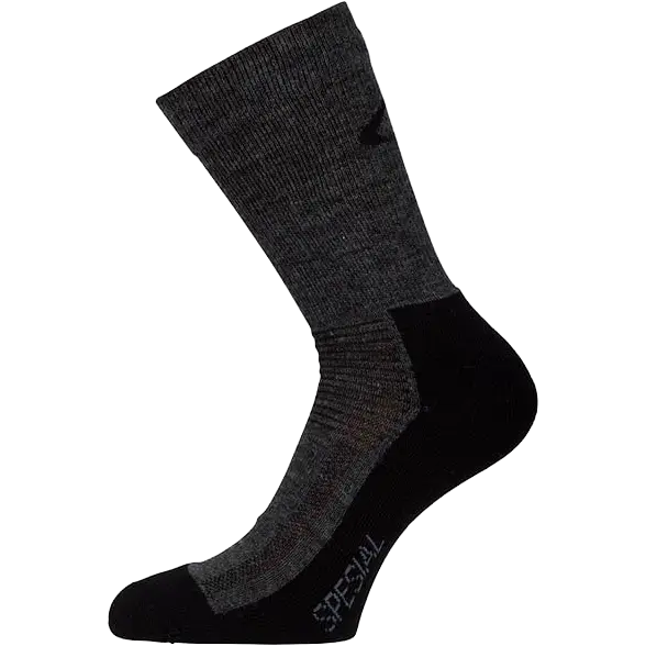 Ulvang Spesial sokker - Charcoal Melange/Black - 40-42 - Uldsokker til børn