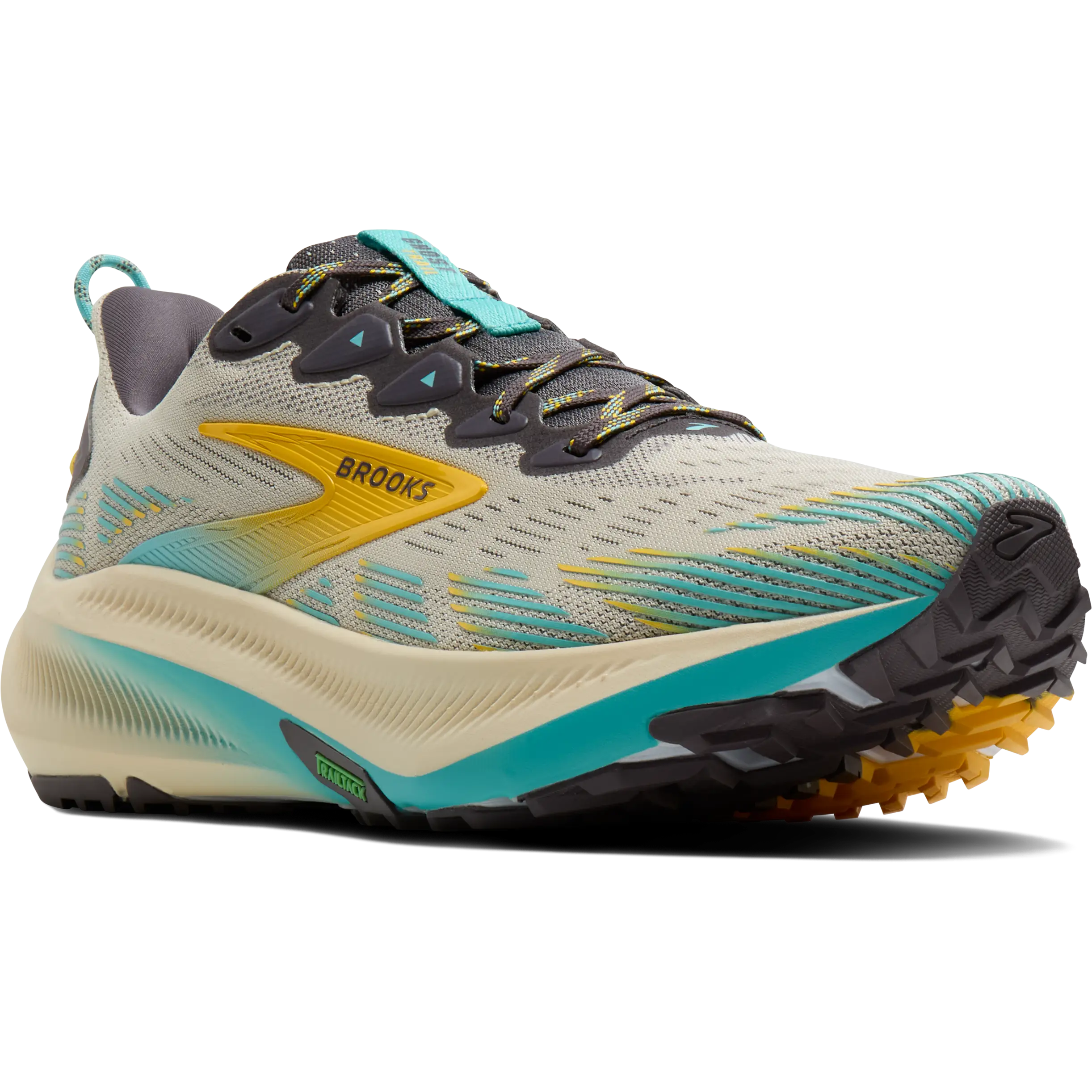 Brooks Ghost Trail Men - Bleached Sand/Rabbit/Bluefish - US11,5/UK10,5/45,5 - Trailsko