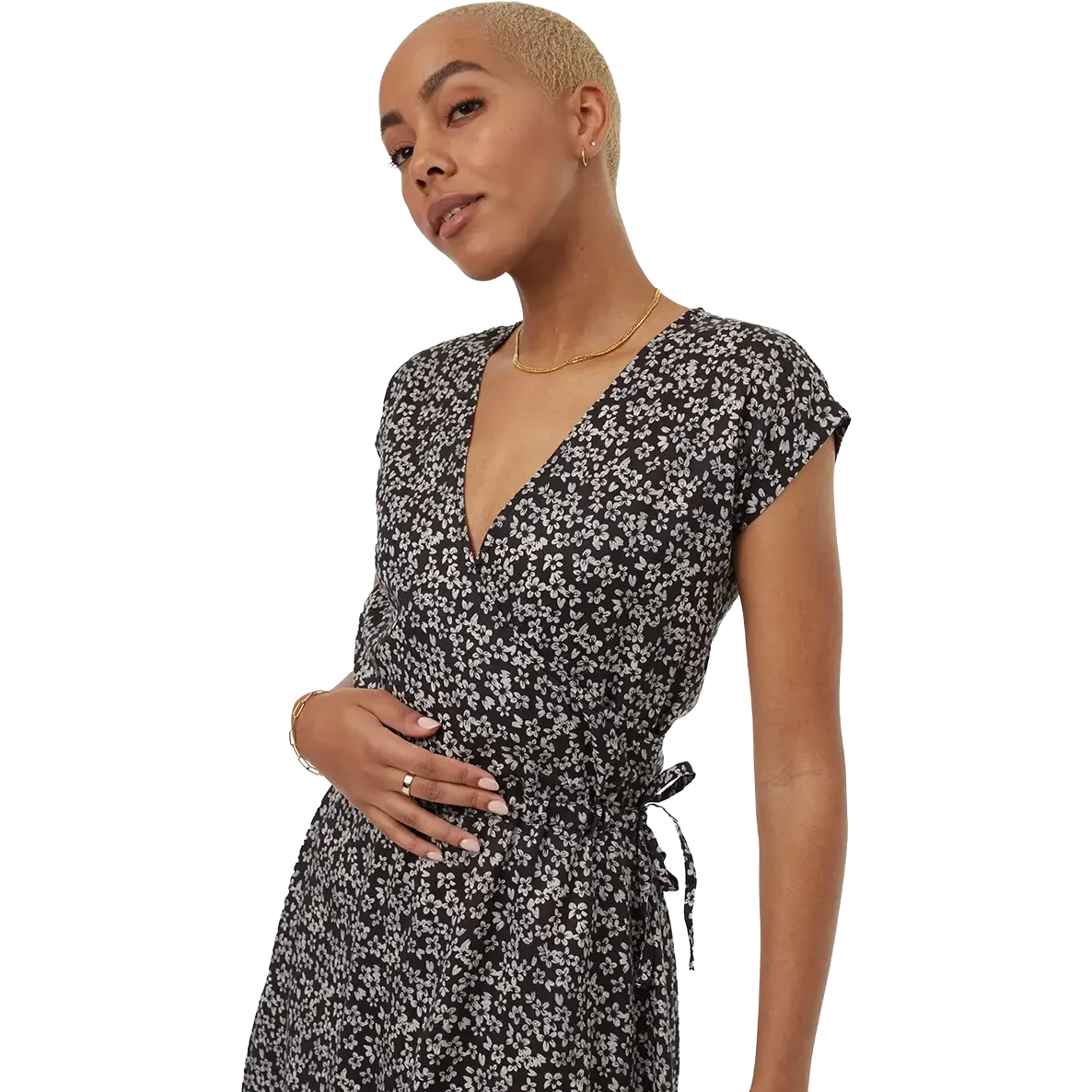 Woven Wrap Dress kjole