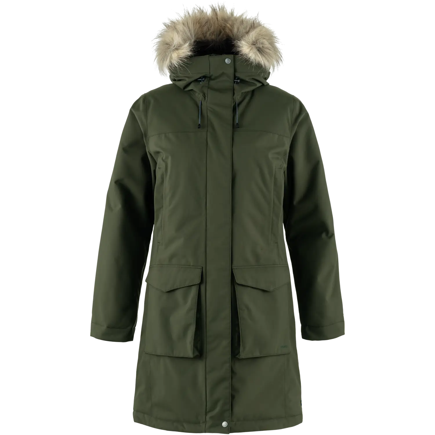 Fjällräven Nuuk Lite Parka Women vinterjakke - Deep Forest - S - Vinterjakker