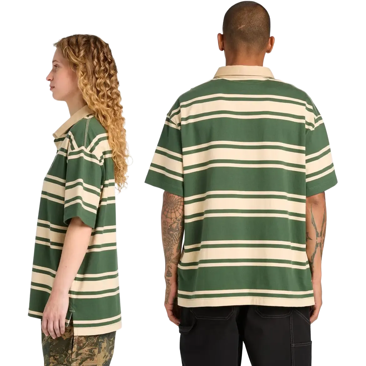 SS Striped Rugby Polo