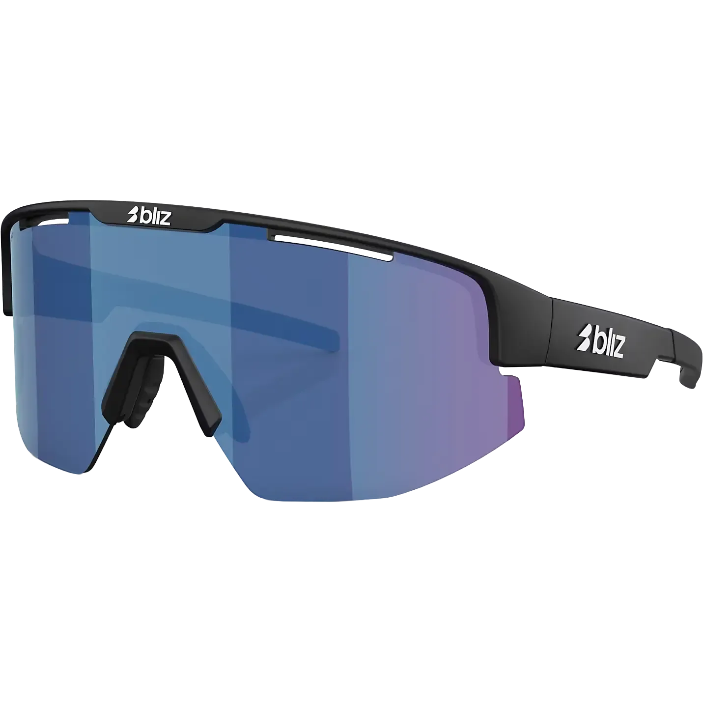 Matte Black-Smoke W Blue Multi