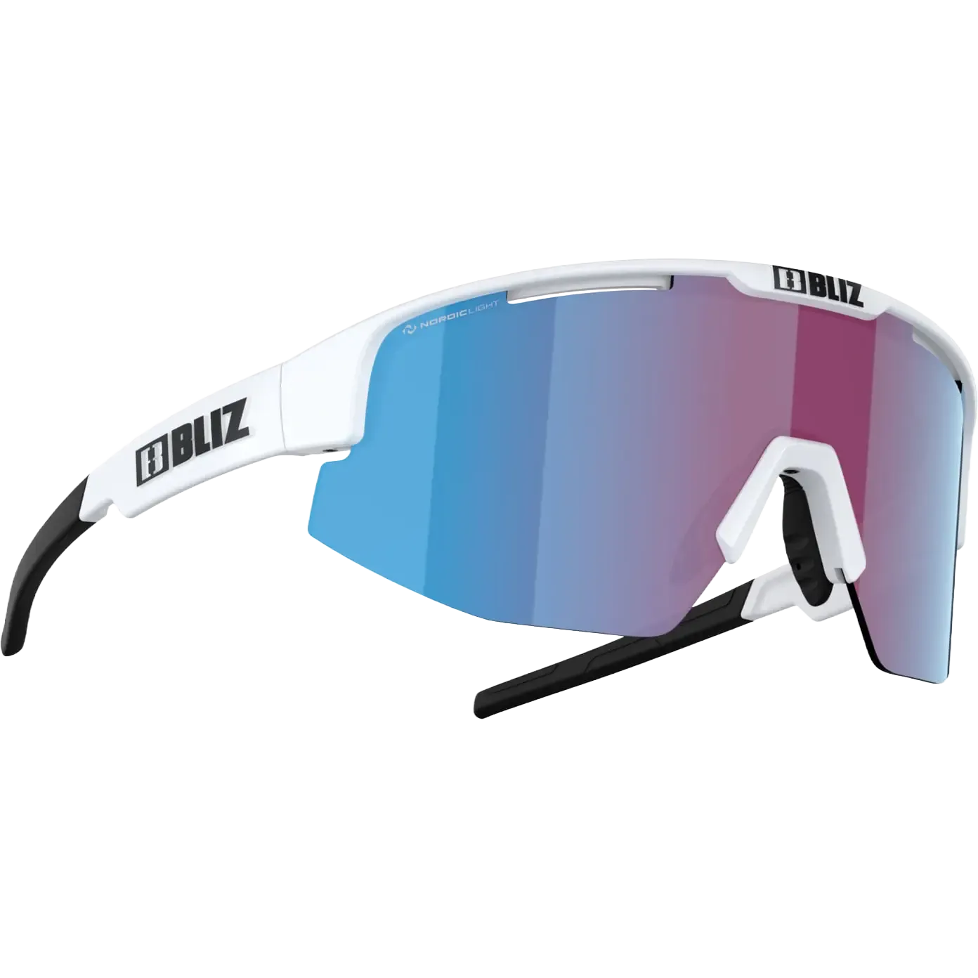 White/ violet blue multi