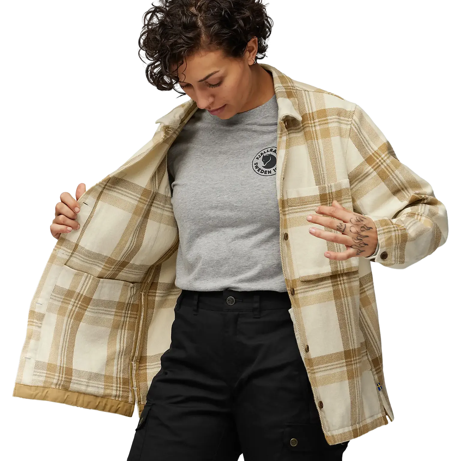 Singi Flannel Overshirt Women jakke/skjorte